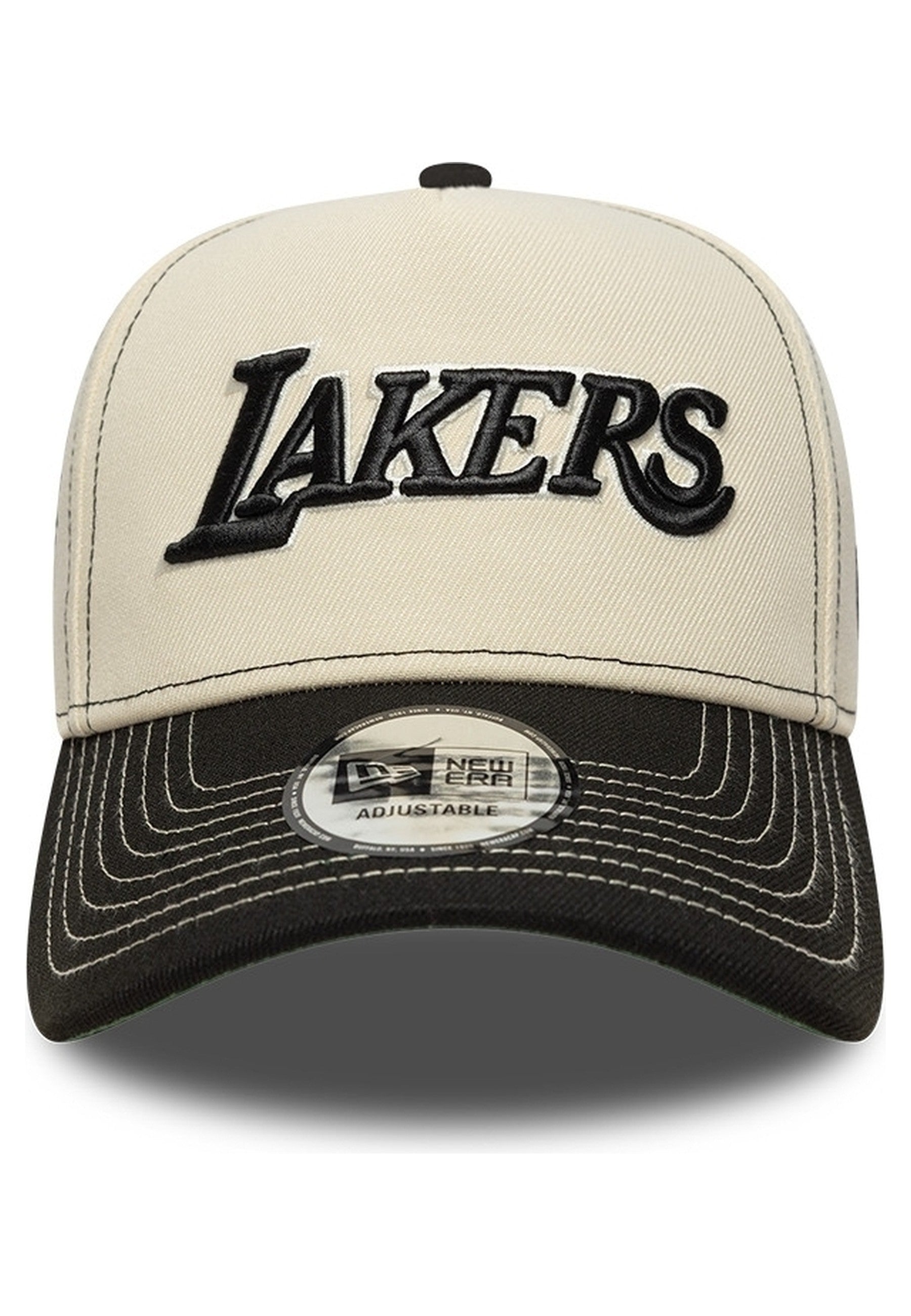 GORRA NEW ERA BEIGE LAKERS CITY ICON EFRAME LOSLAK