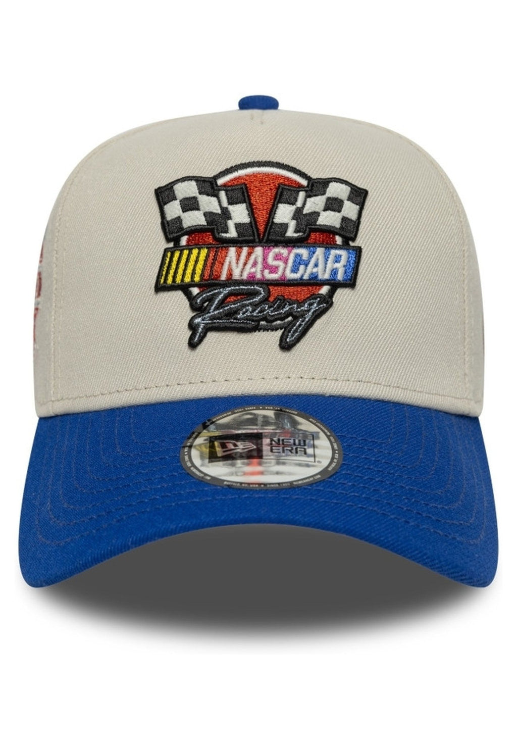 GORRA NEW ERA BEIGE NASCAR FLAG 9FORTY EF NASCLA - AREA ZERO