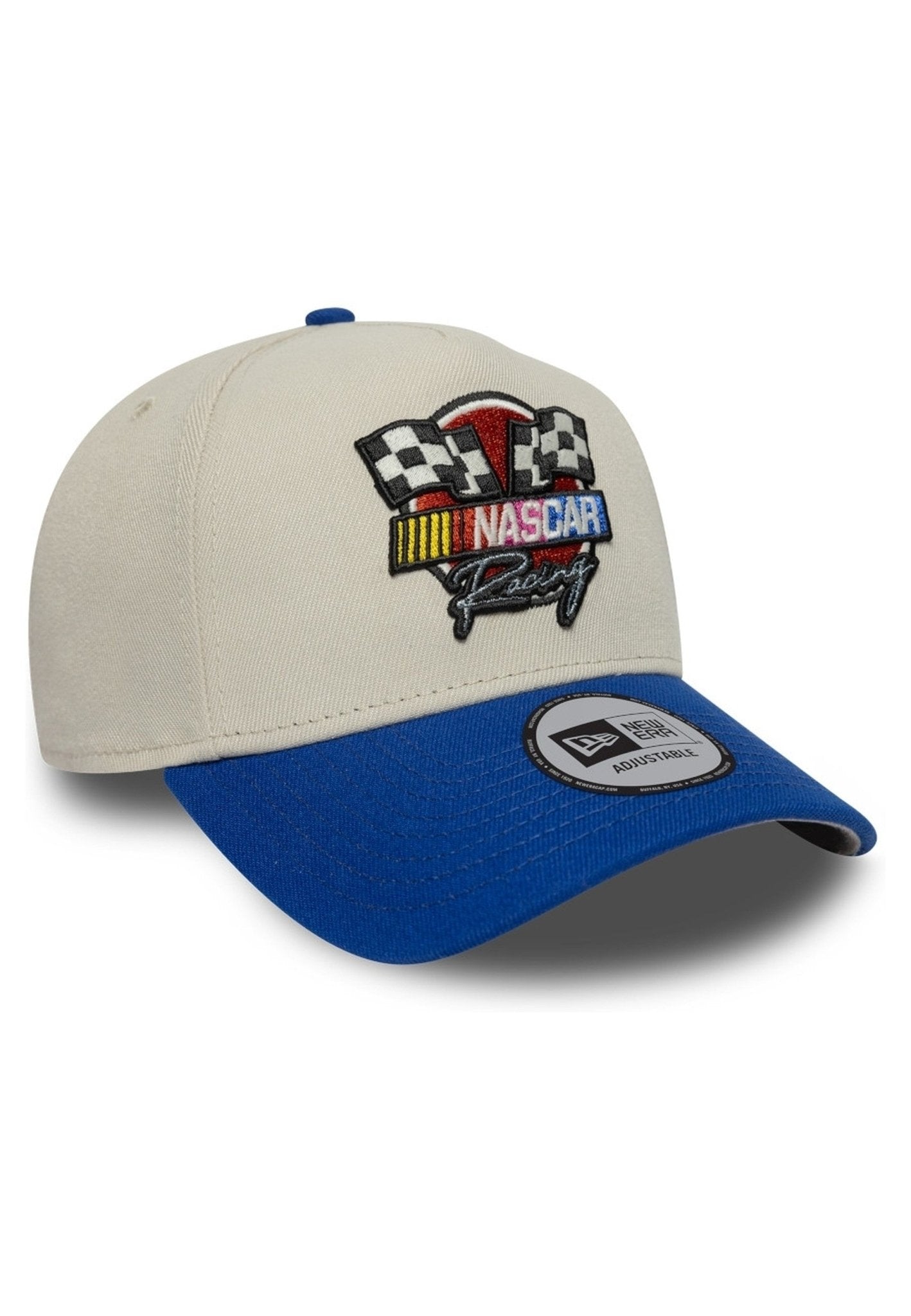 GORRA NEW ERA BEIGE NASCAR FLAG 9FORTY EF NASCLA - AREA ZERO