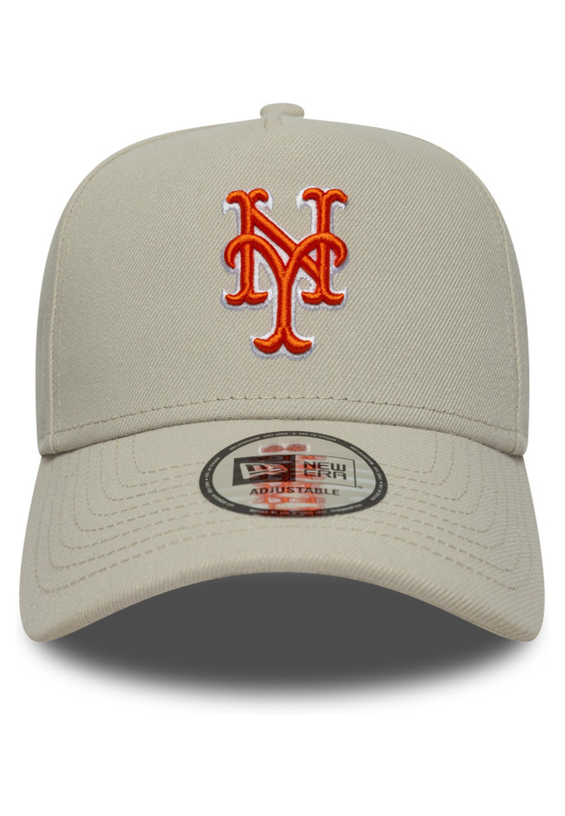 GORRA NEW ERA BEIGE NY METS OUTLINE SCRIPT EFRAME NEYMET