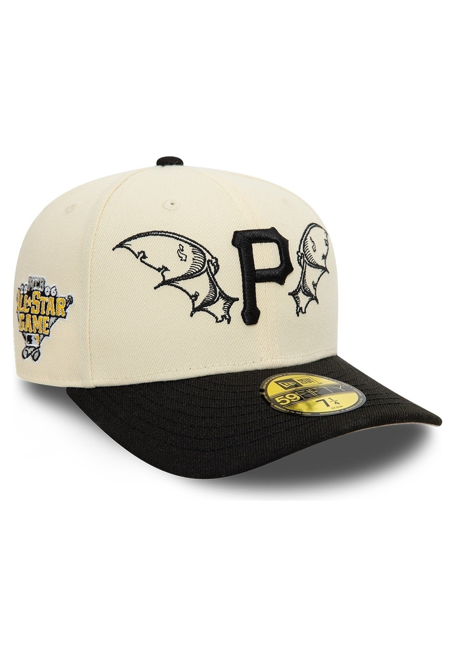 GORRA NEW ERA BEIGE PIRATES TEAM WINGS 59FIFTY PITPIRCO