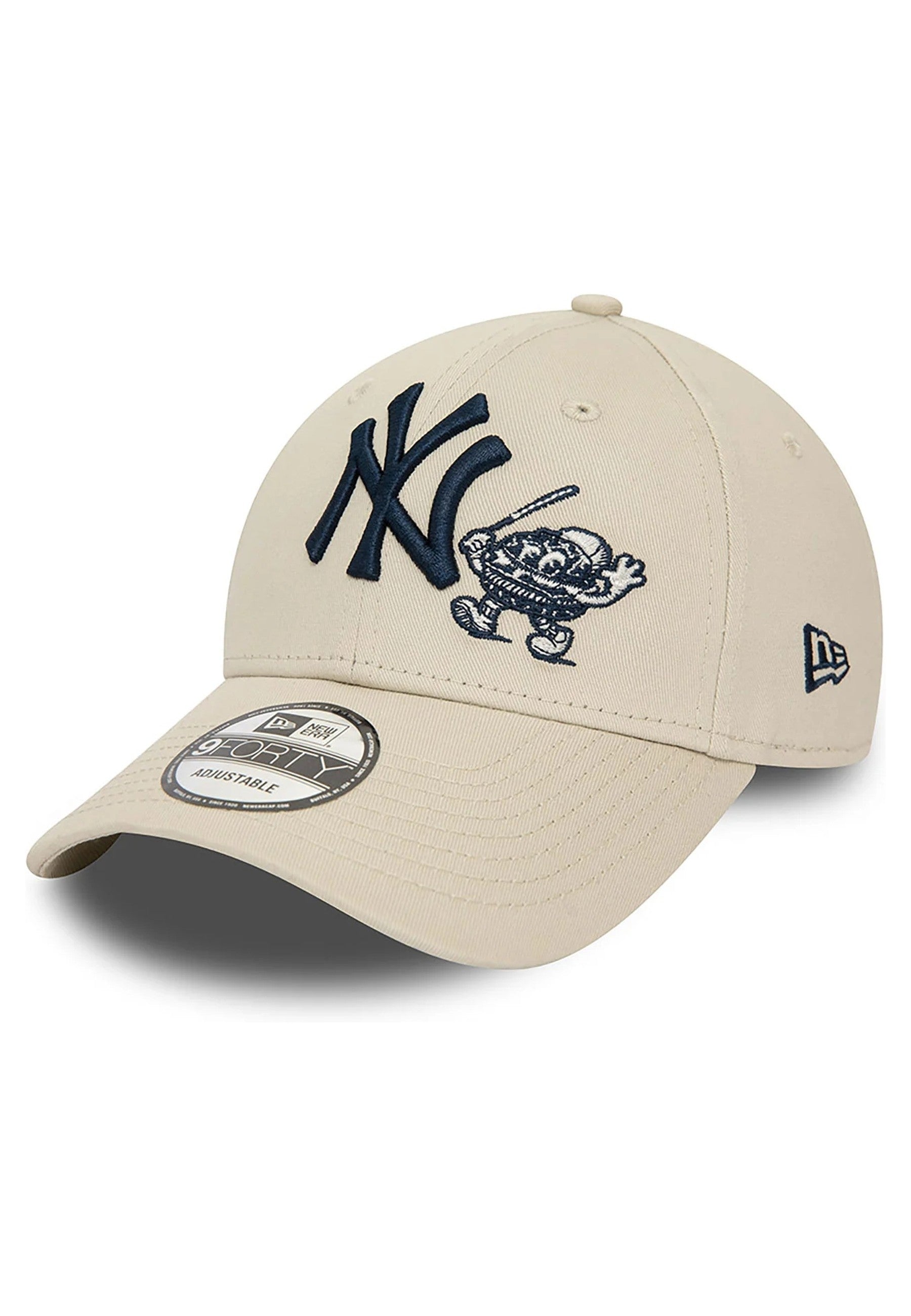 GORRA NEW ERA BEIGE YANKEES FOOD CHARACTER 9FORTY NEYYAN