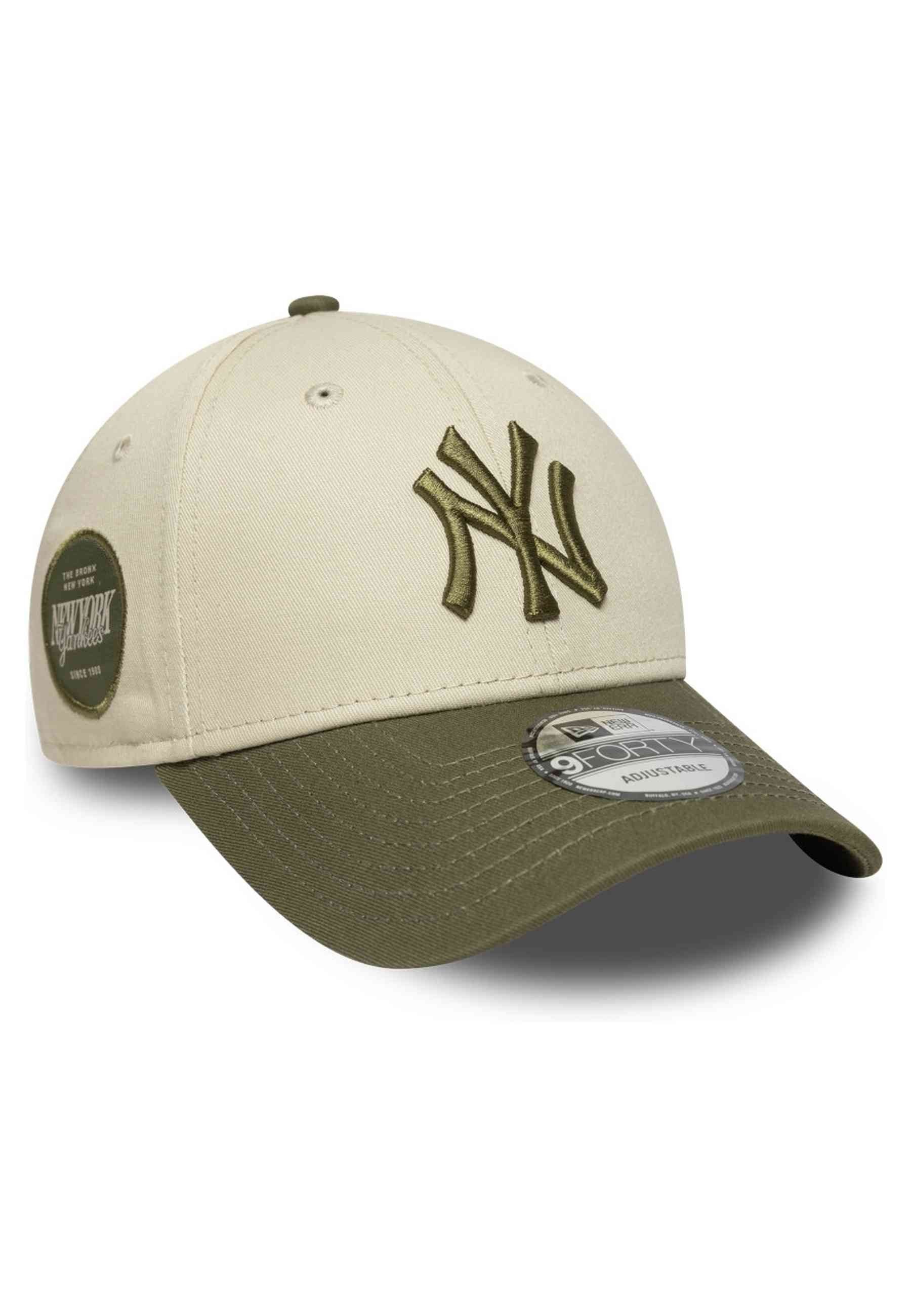 GORRA NEW ERA BEIGE YANKEES SIDE PATCH 9FORTY NEYYAN