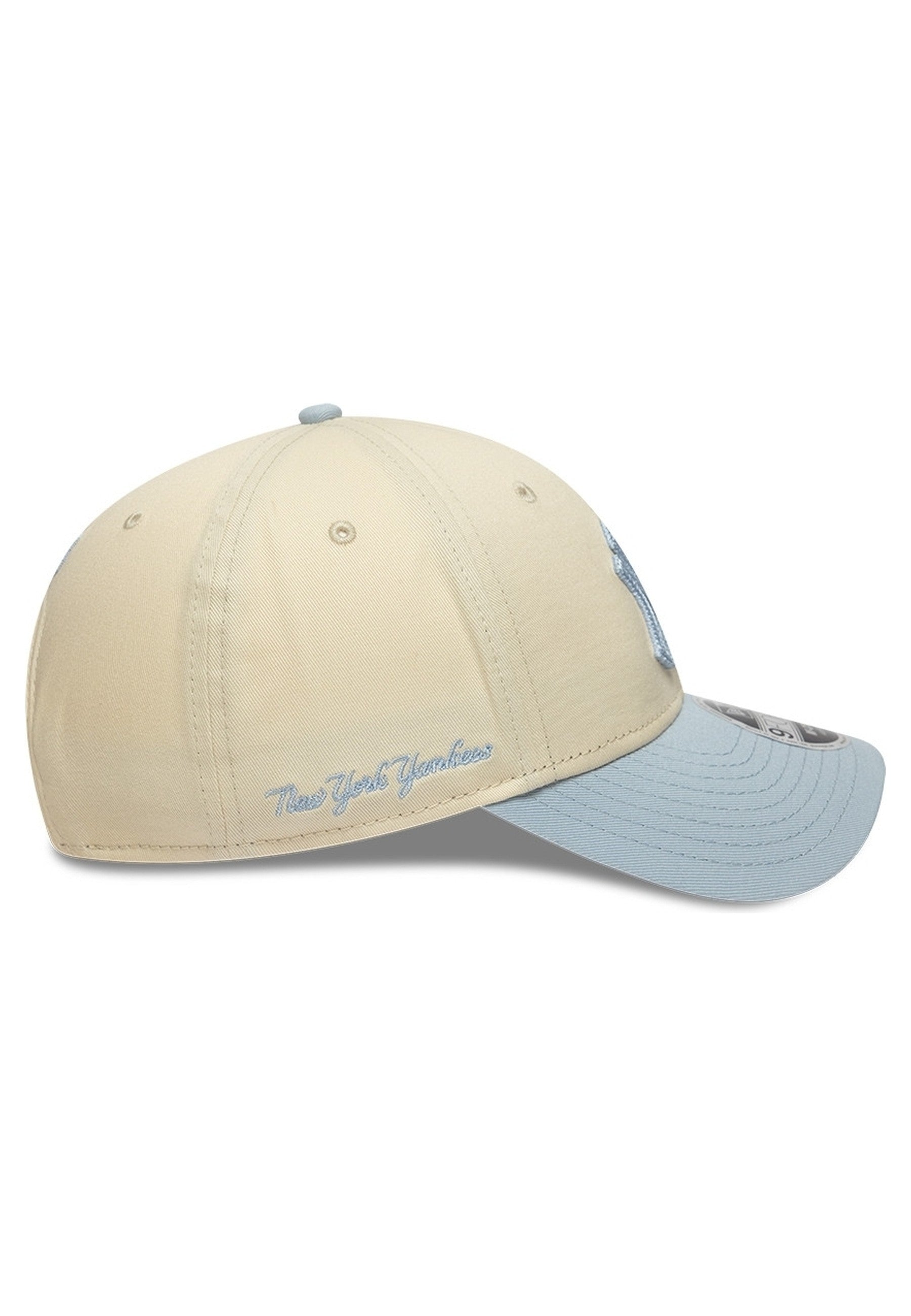 GORRA NEW ERA BEIGE YANKEES SIDE SCRIPT 9FORTY MCROWN NEYYAN