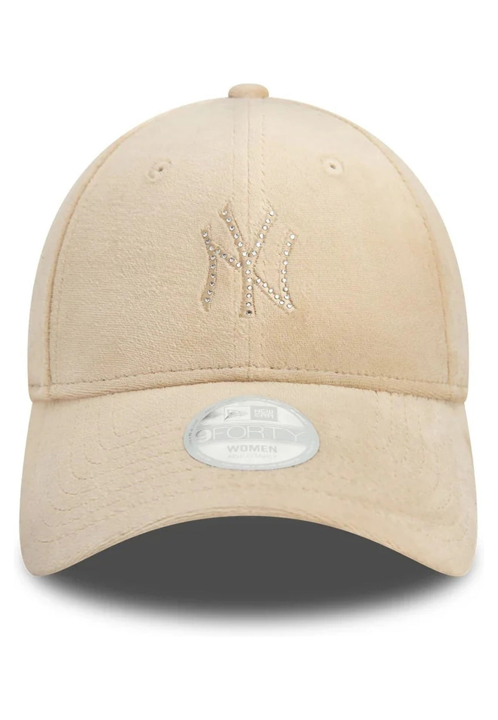 GORRA NEW ERA BEIGE YANKEES WMNS DIAMANTE VELOUR 9FORTY NEYYAN