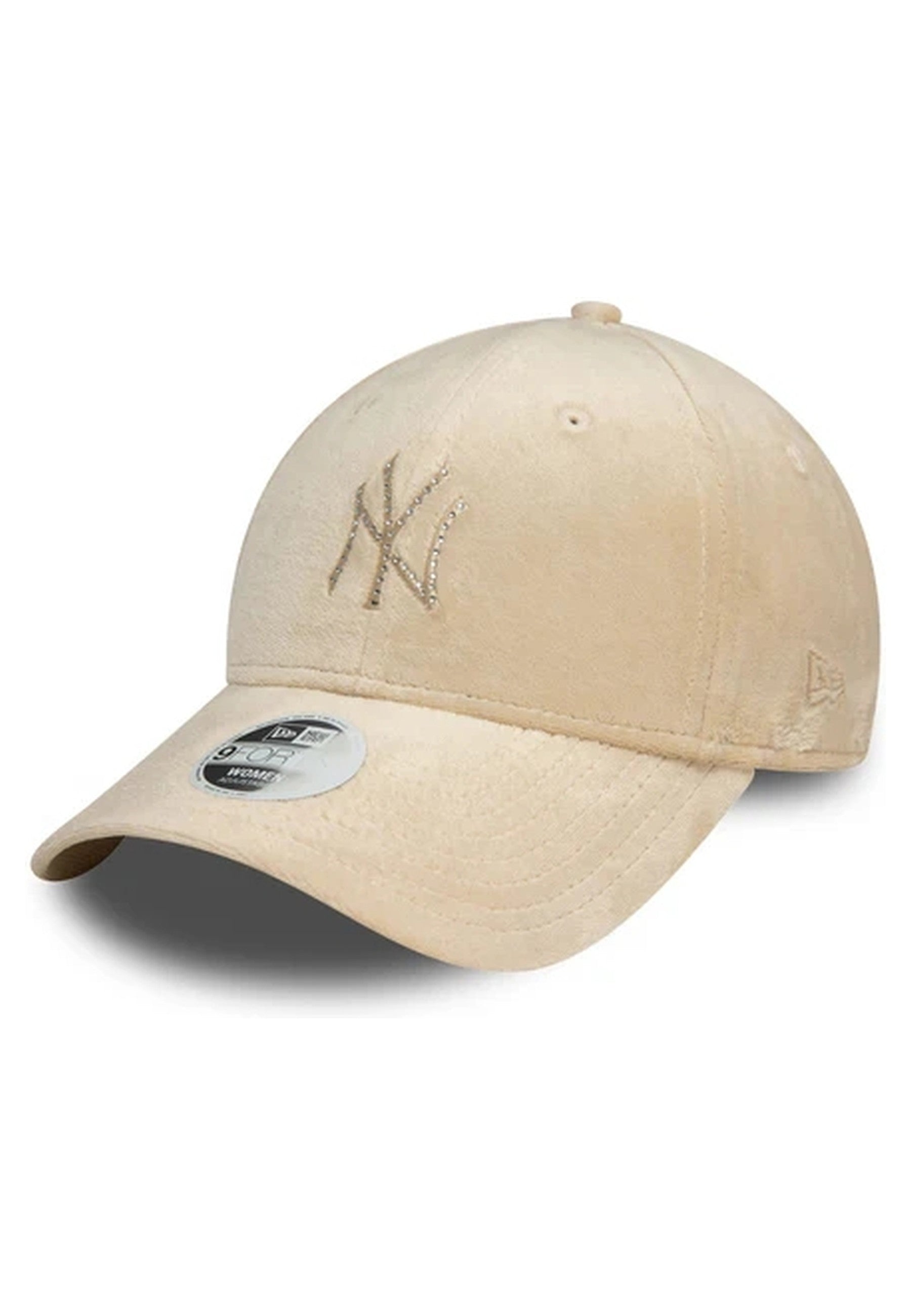 GORRA NEW ERA BEIGE YANKEES WMNS DIAMANTE VELOUR 9FORTY NEYYAN