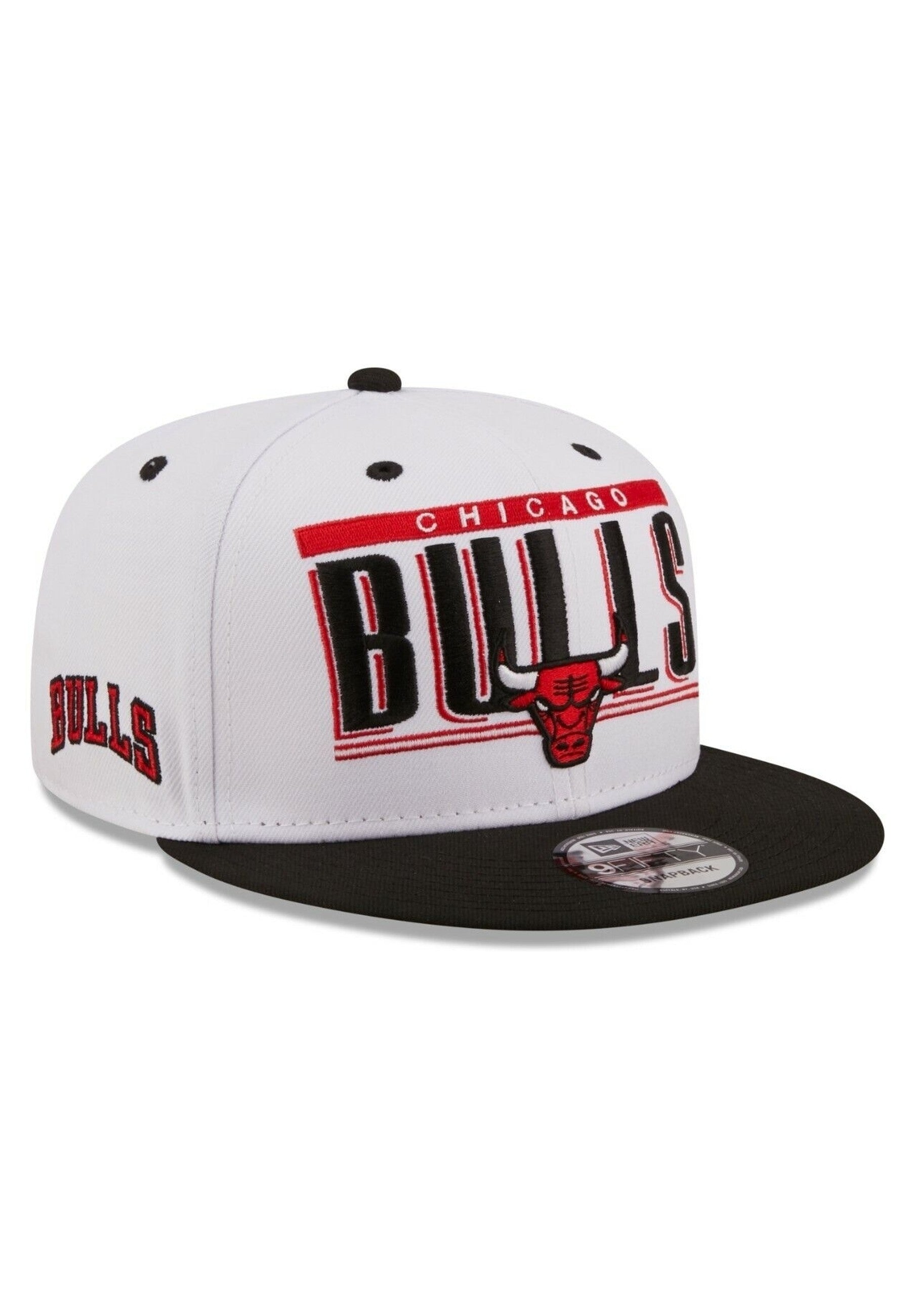 GORRA NEW ERA BLANCA BULLS RETRO TITLE 9FIFTY CHIBUL