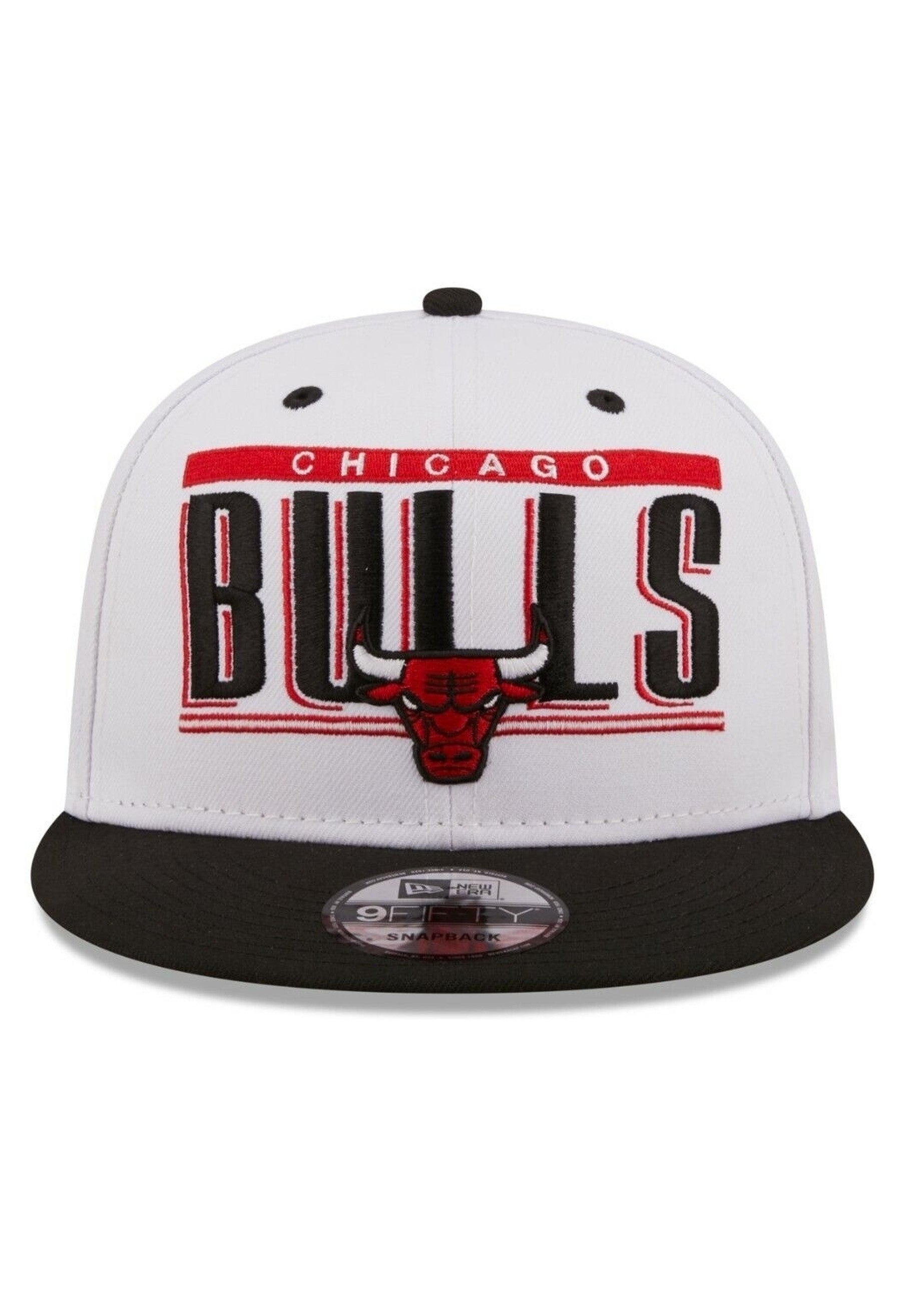 GORRA NEW ERA BLANCA BULLS RETRO TITLE 9FIFTY CHIBUL