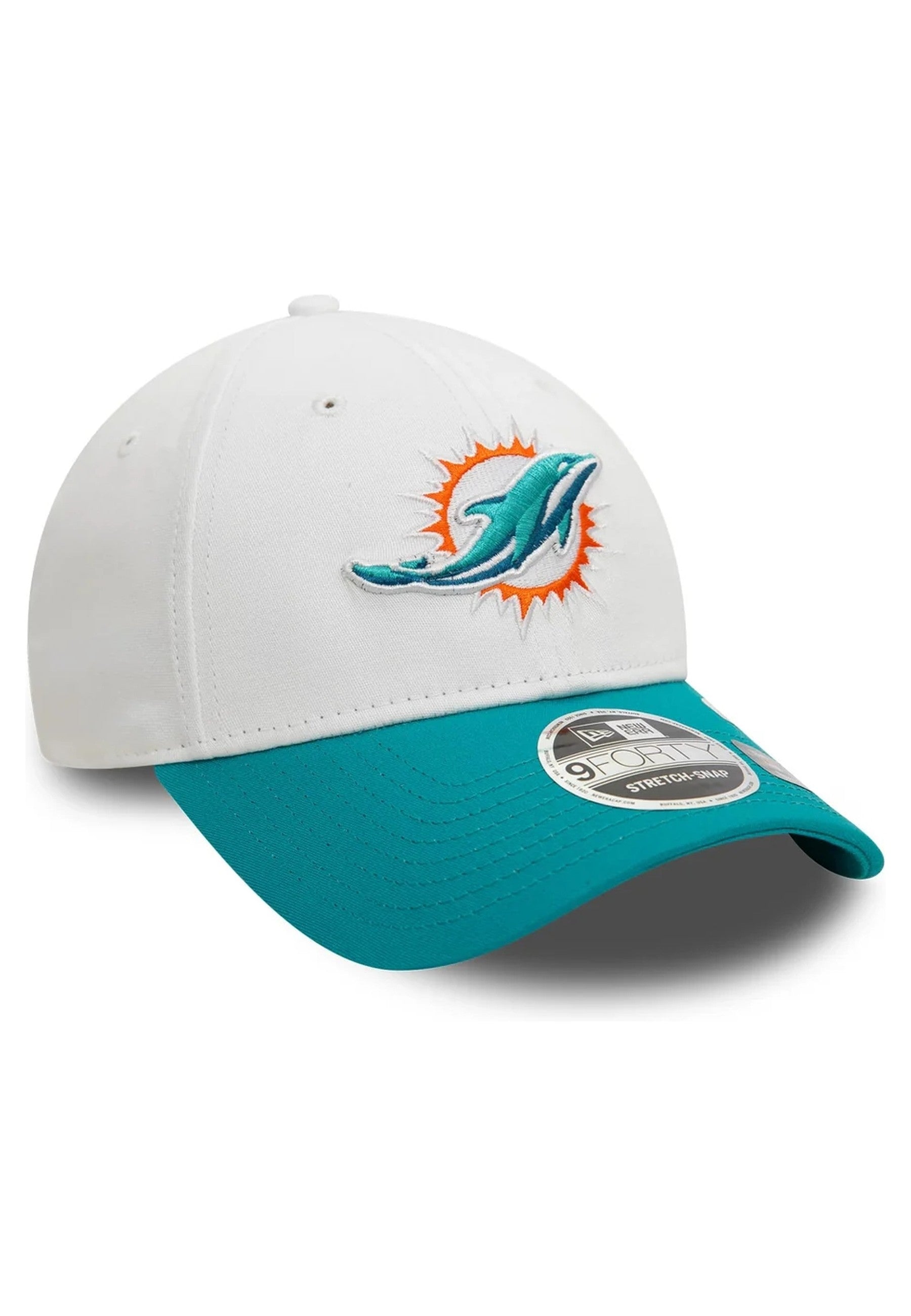 GORRA NEW ERA BLANCA DOLPHINS NFL 9FORTY SS MIADOL