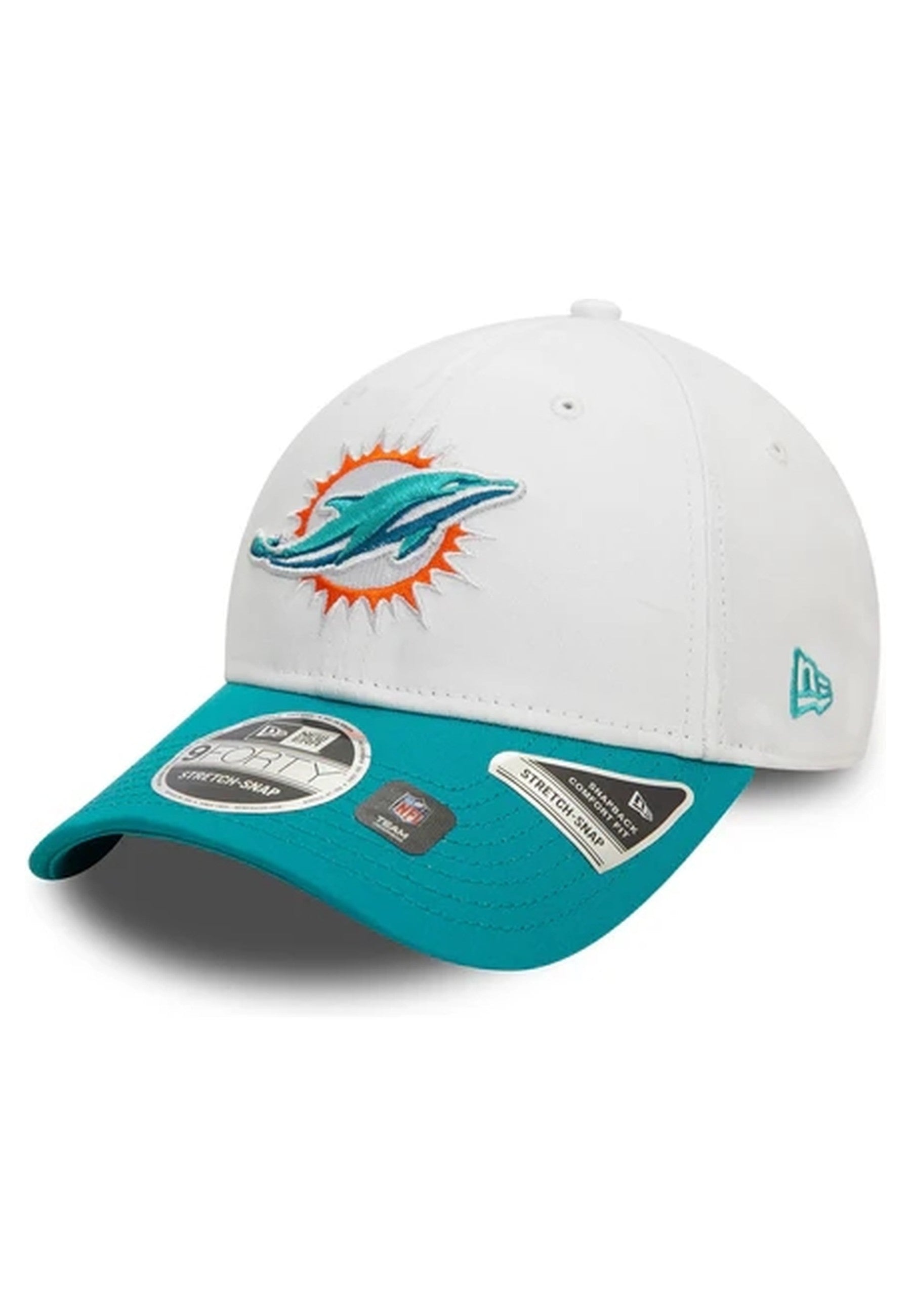 GORRA NEW ERA BLANCA DOLPHINS NFL 9FORTY SS MIADOL