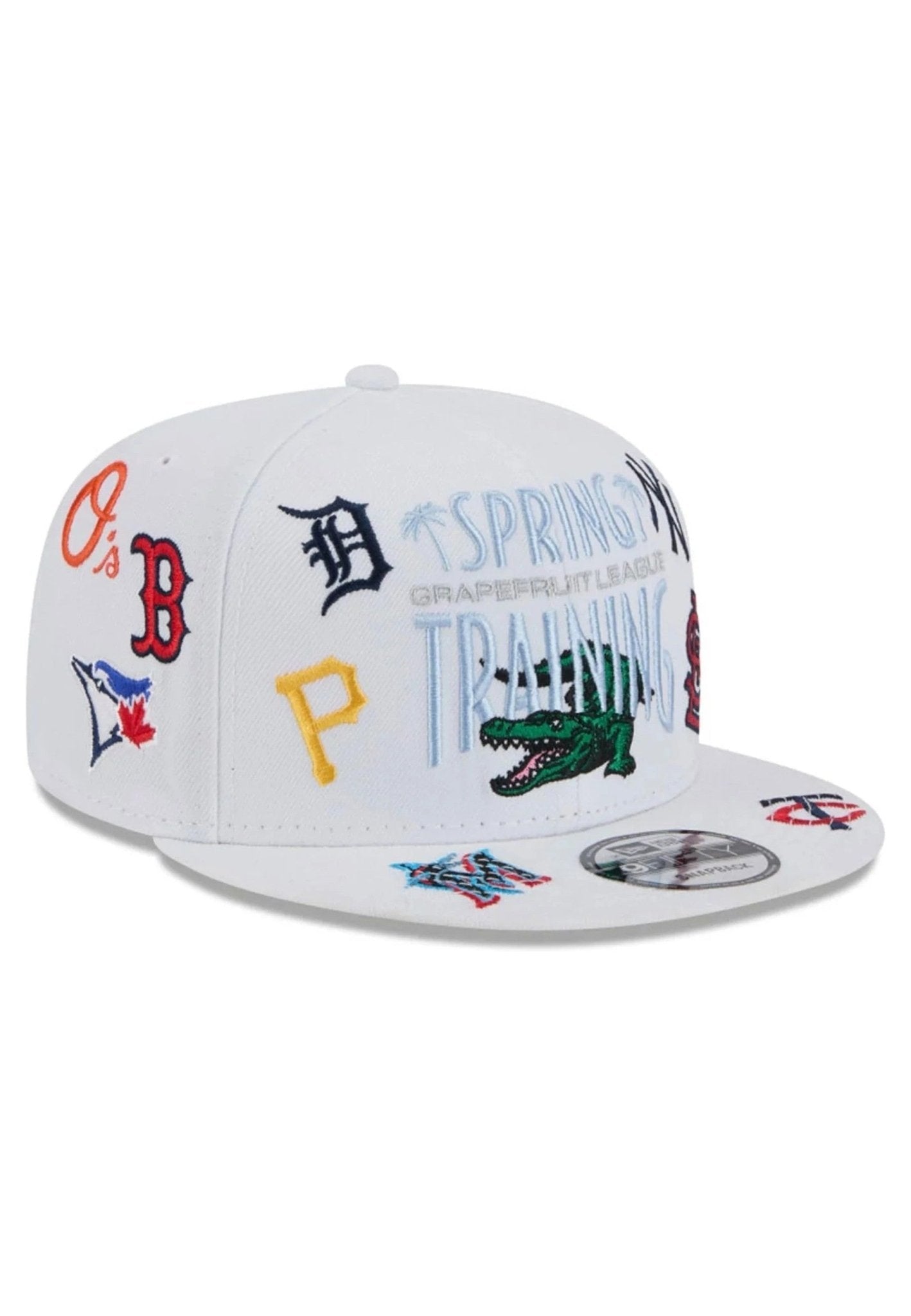 GORRA NEW ERA BLANCA GRAPEFRUIT LEAGUE SCATTER950 G1 - AREA ZERO