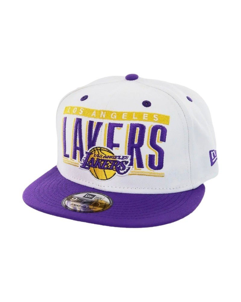 GORRA NEW ERA BLANCA LAKERS RETRO TITLE 9FIFTY LOSLAK - AREA ZERO