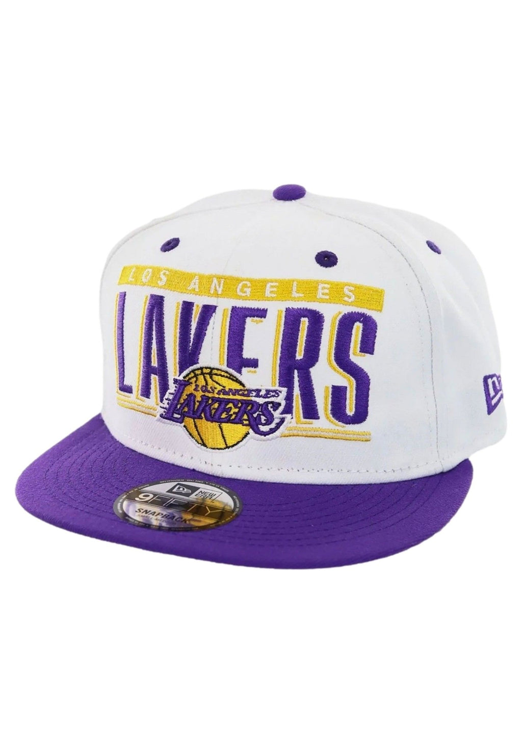 GORRA NEW ERA BLANCA LAKERS RETRO TITLE 9FIFTY LOSLAK - AREA ZERO