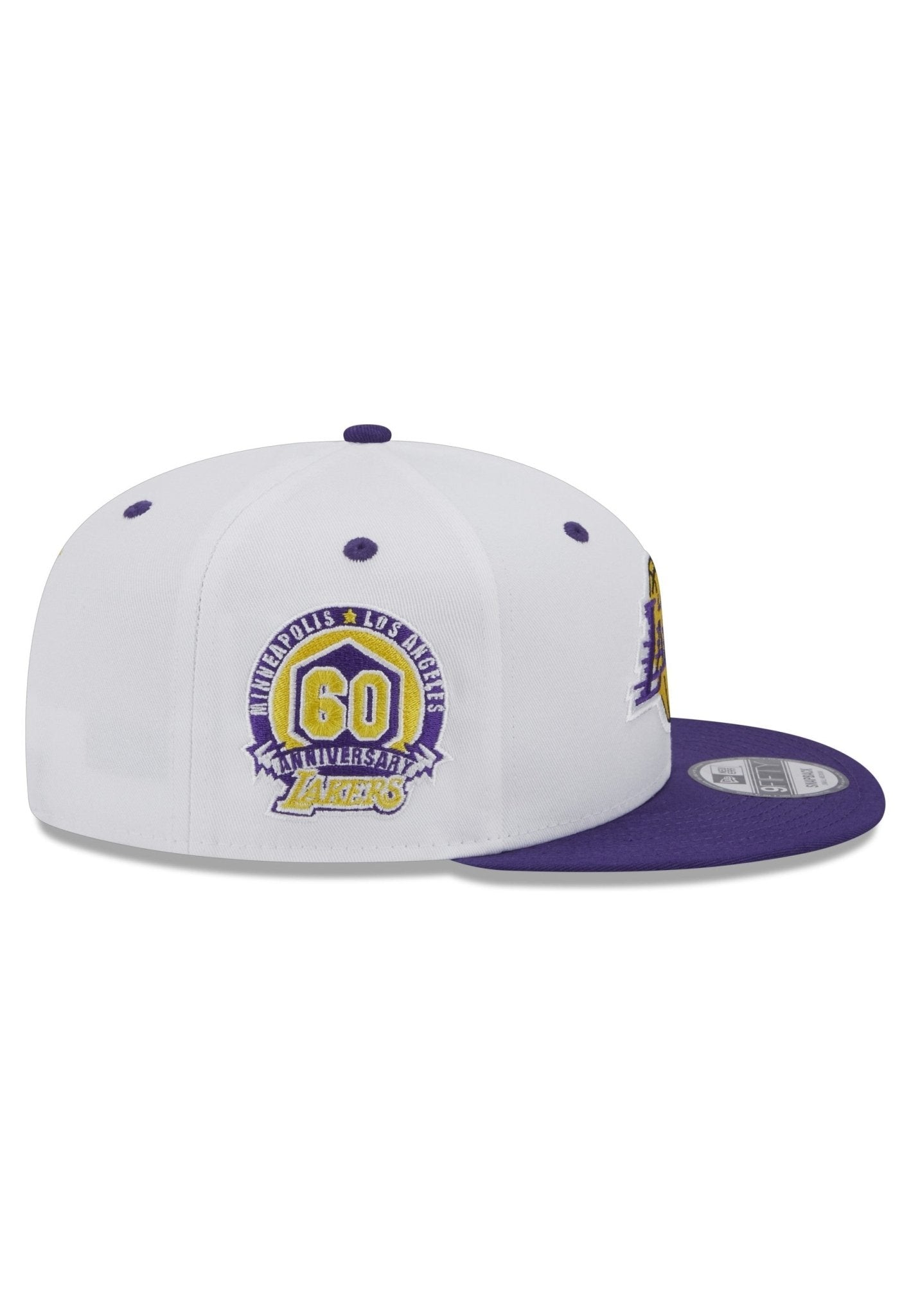 GORRA NEW ERA BLANCA LAKERS WHITE CROWN PATCH LOSLAK - AREA ZERO