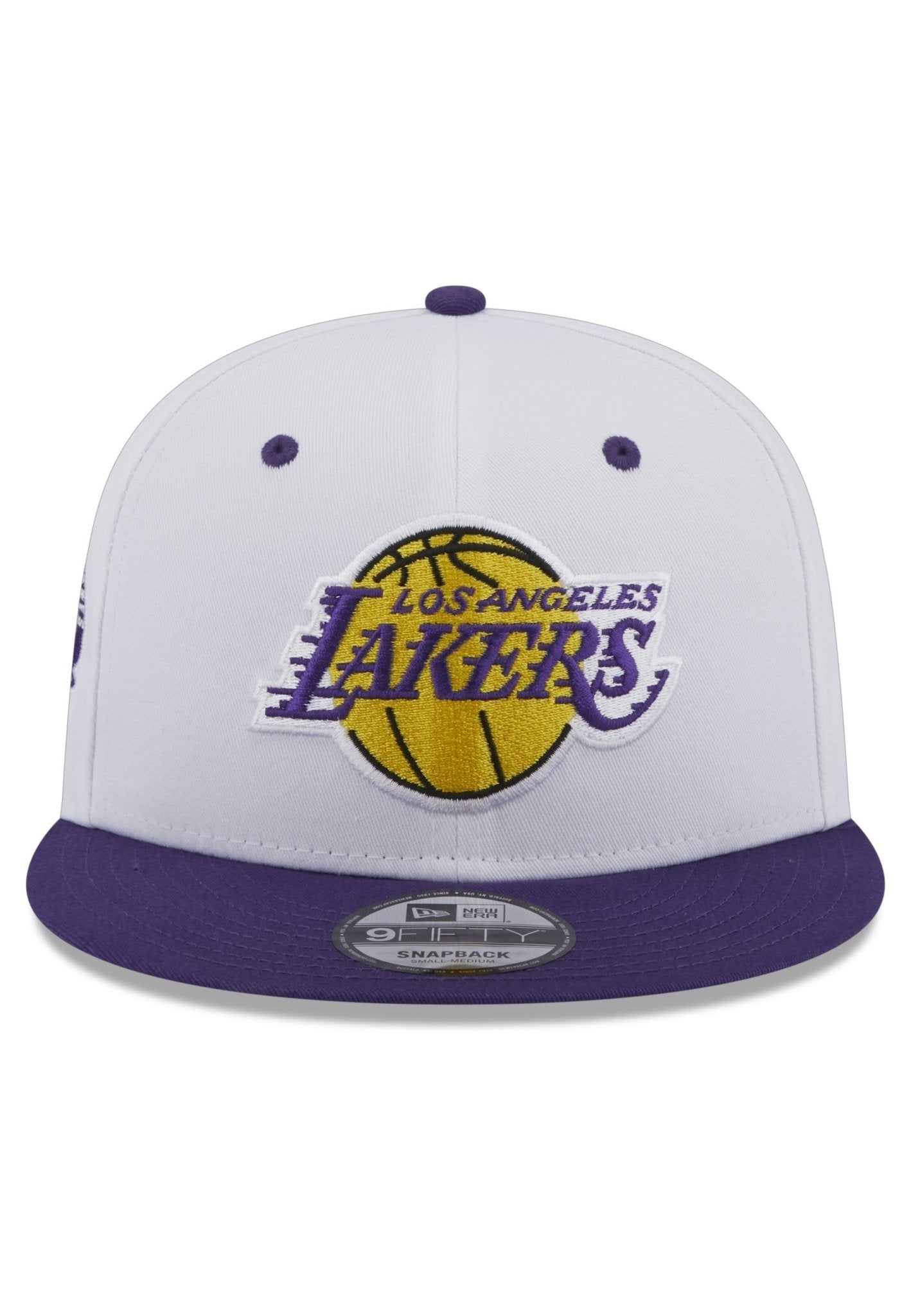 GORRA NEW ERA BLANCA LAKERS WHITE CROWN PATCH LOSLAK - AREA ZERO