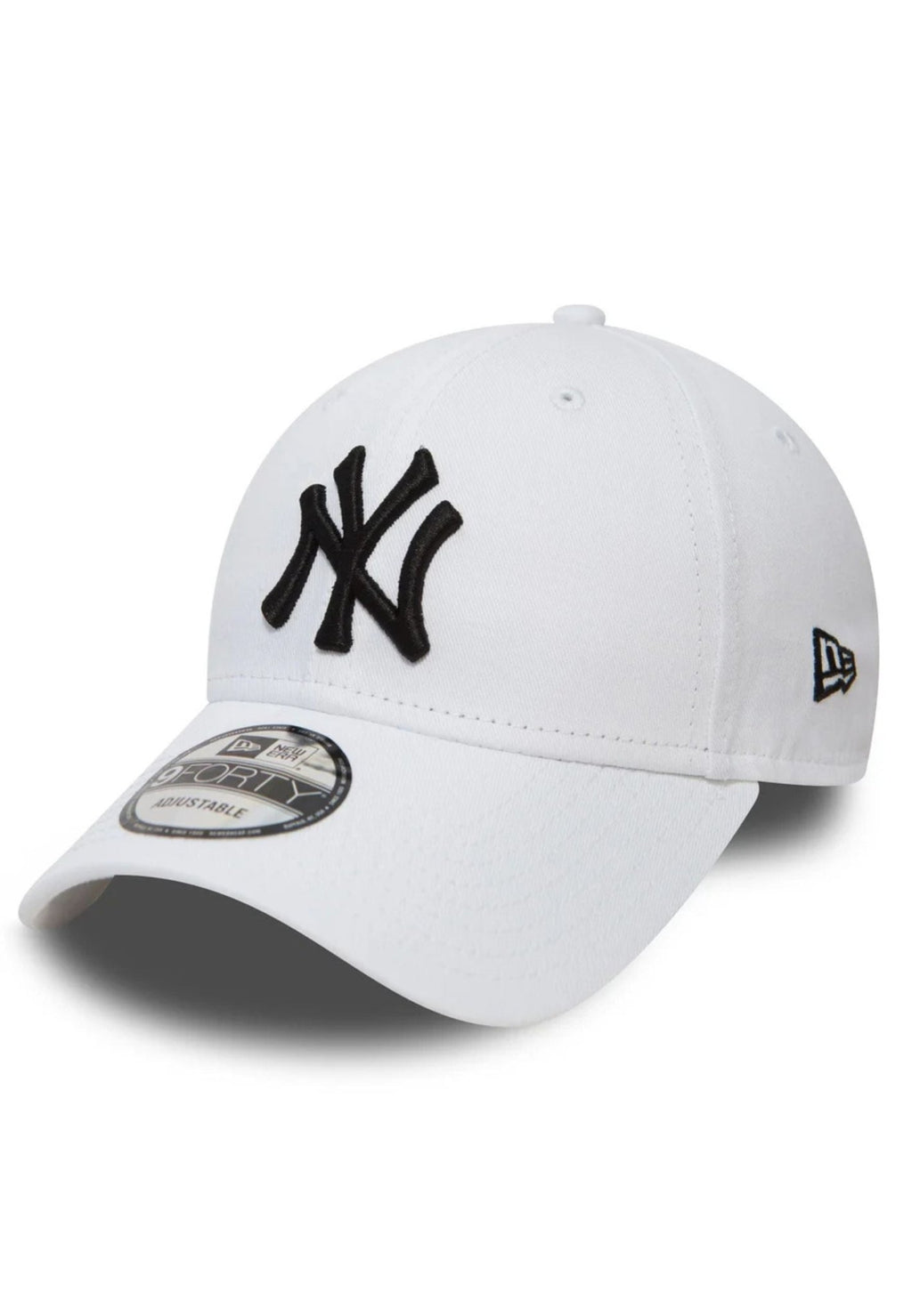 GORRA NEW ERA BLANCA LOGO YANKEES BORDADO FRENTE VISERA CURVA - AREA ZERO