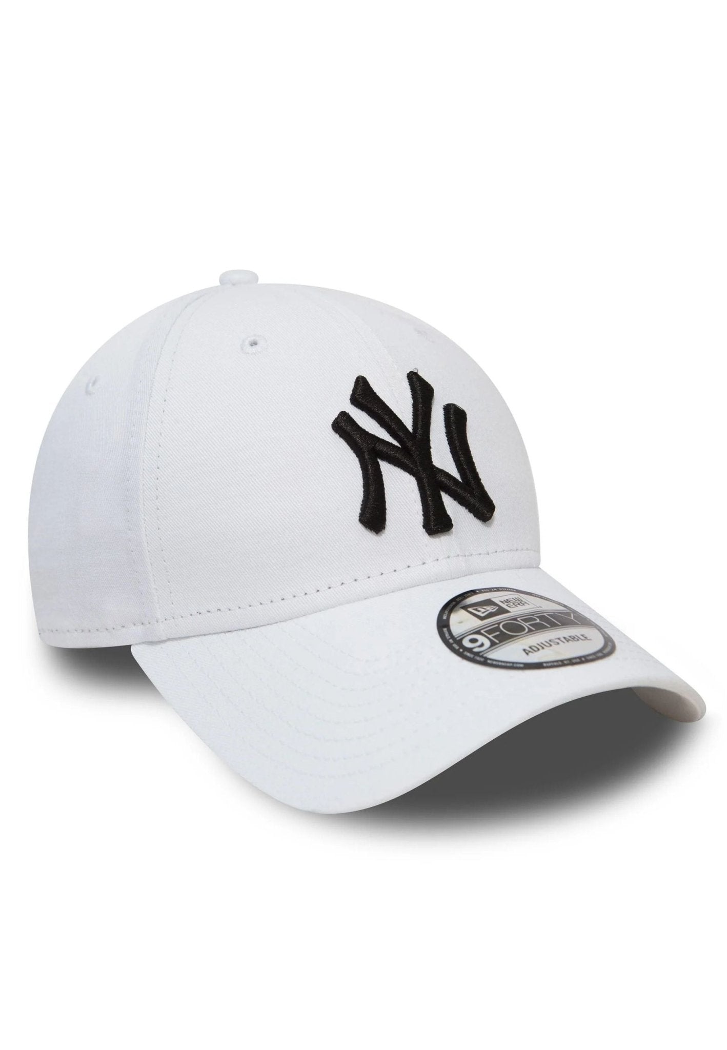 GORRA NEW ERA BLANCA LOGO YANKEES BORDADO FRENTE VISERA CURVA - AREA ZERO