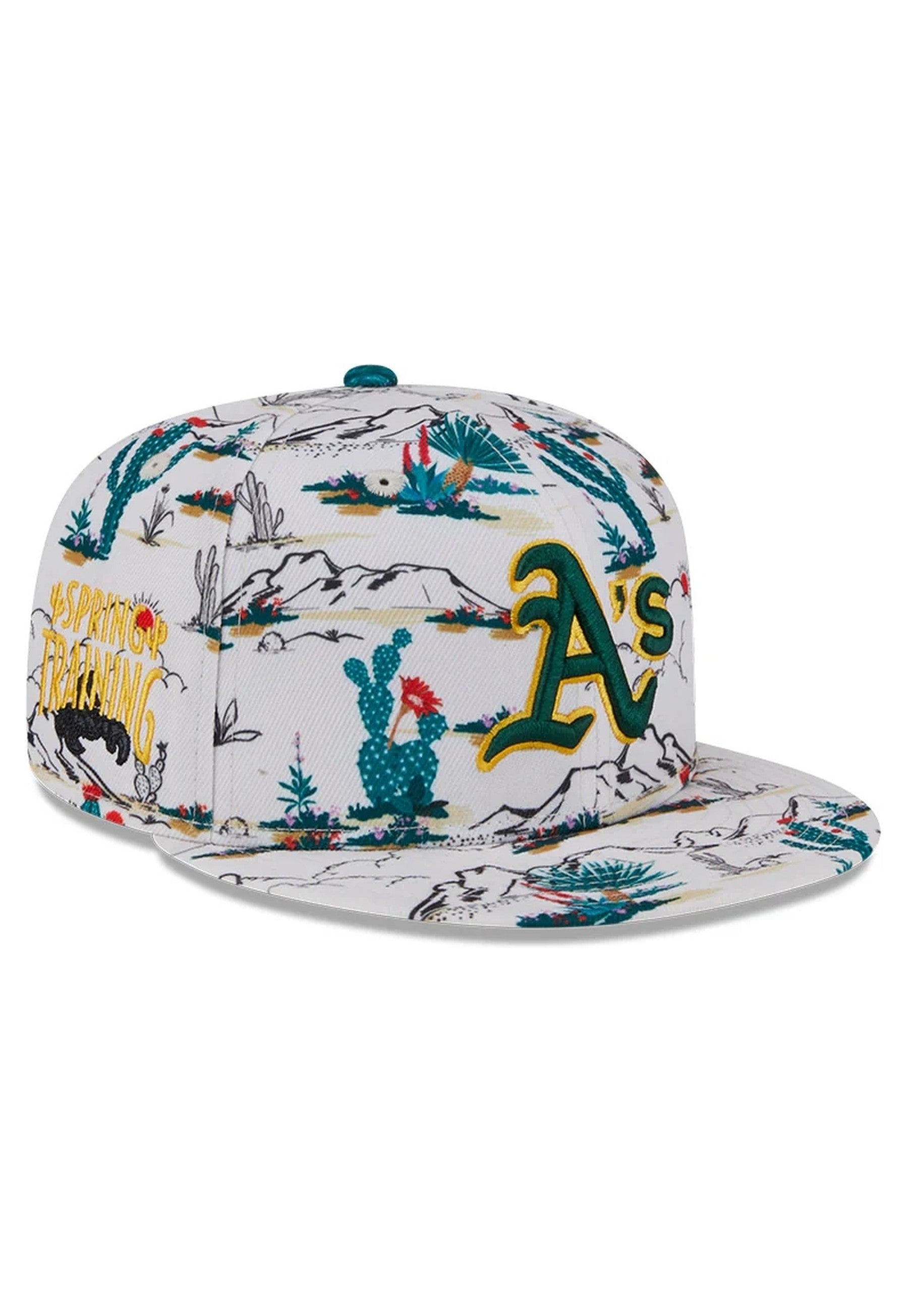 GORRA NEW ERA BLANCA OAKLAND ATHLETICS SPRING TRAINING FAN PACK G1