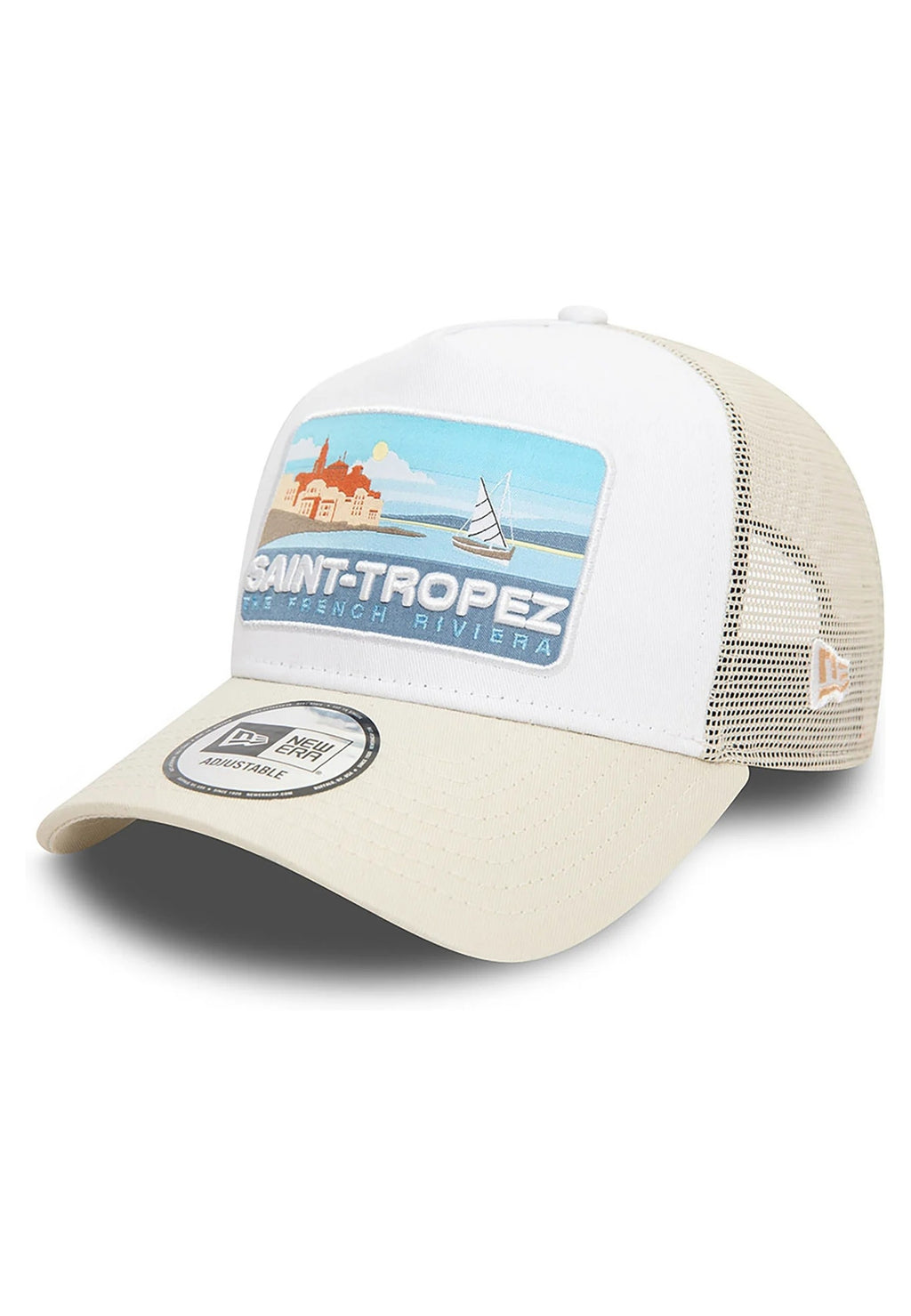 GORRA NEW ERA BLANCA ST TROPEZ SUMMER TRUCKER