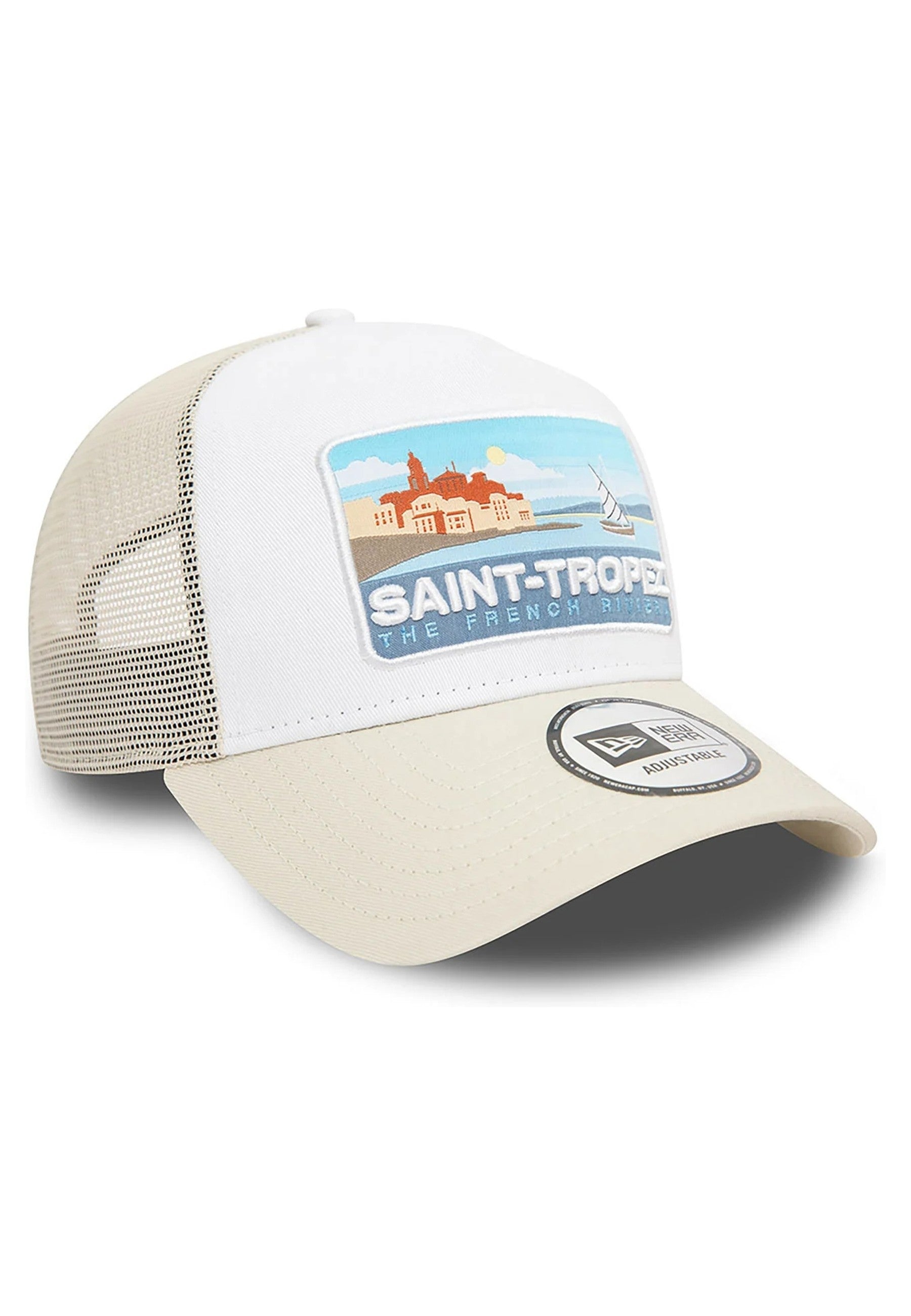 GORRA NEW ERA BLANCA ST TROPEZ SUMMER TRUCKER