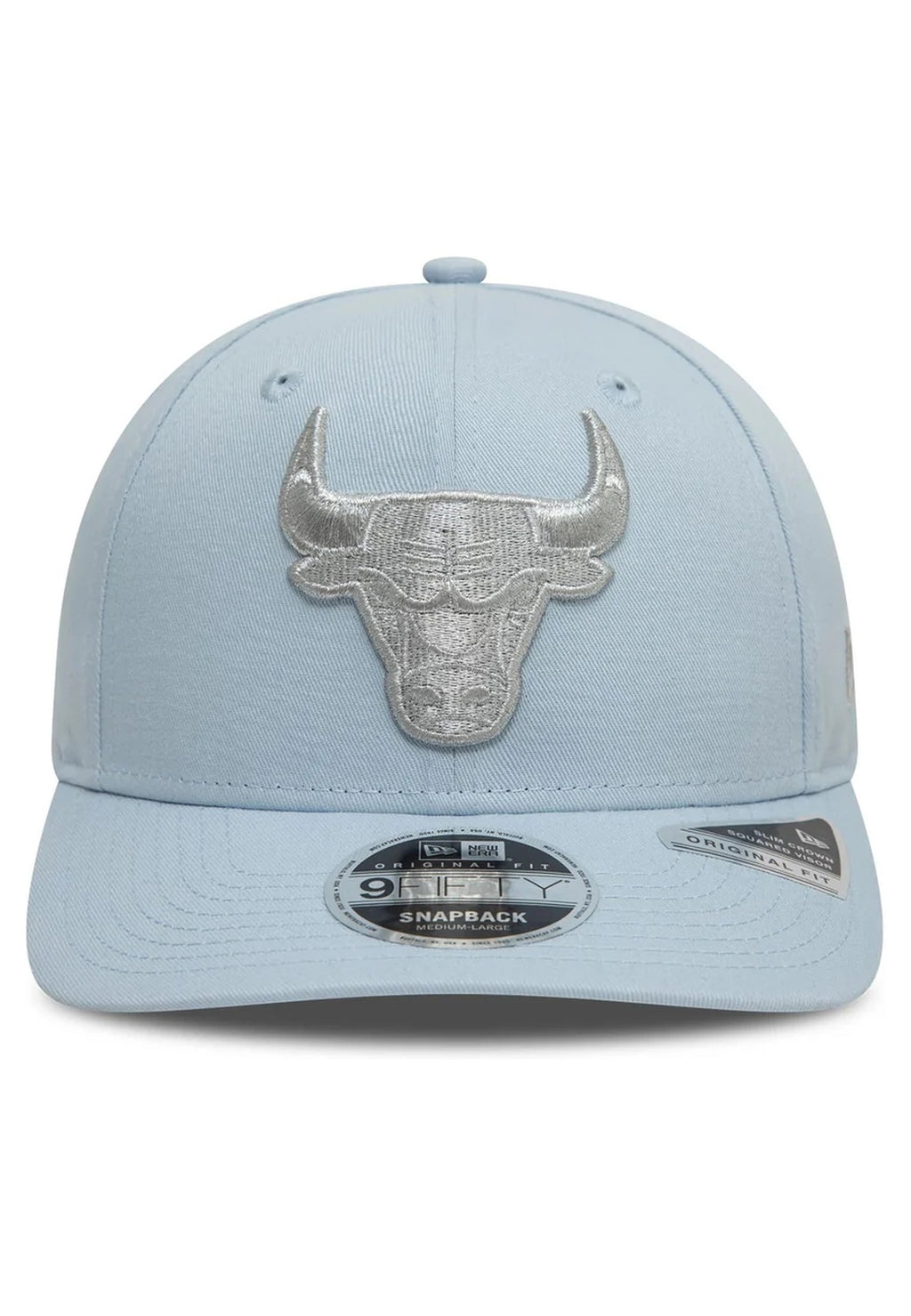 GORRA NEW ERA CELESTE BULLS METALLIC 9FIFTY OF CHIBUL