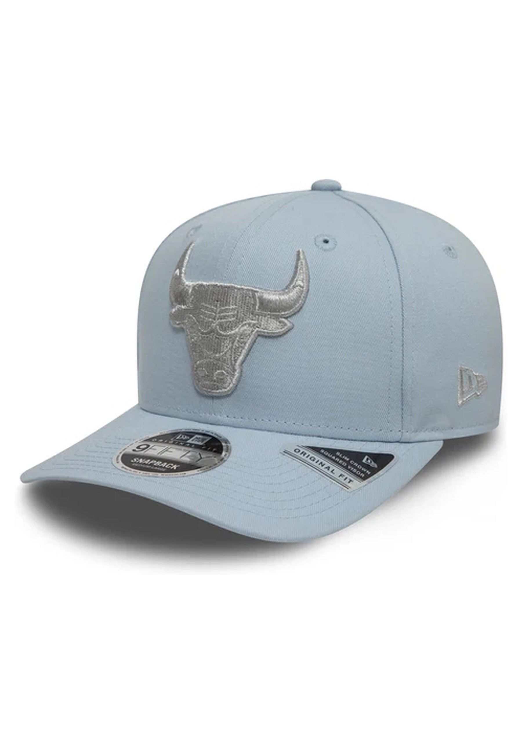 GORRA NEW ERA CELESTE BULLS METALLIC 9FIFTY OF CHIBUL