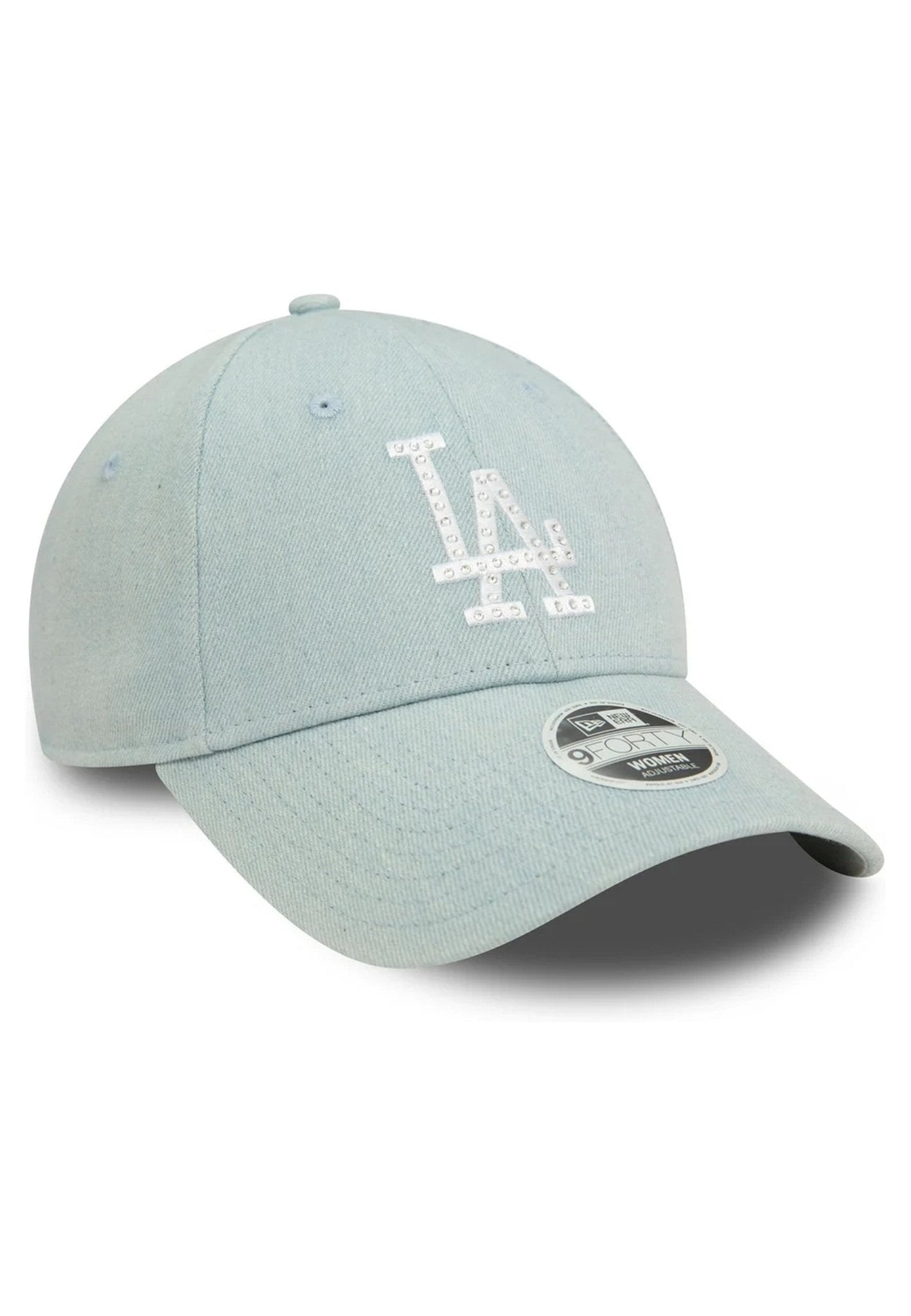 GORRA NEW ERA CELESTE DODGERS DIAMANTE DENIM 9FORTY LOSDOD - AREA ZERO