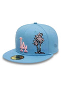 GORRA NEW ERA 59FIFTY LOS ANGELES DODGERS MLB PALM TACO CELESTE