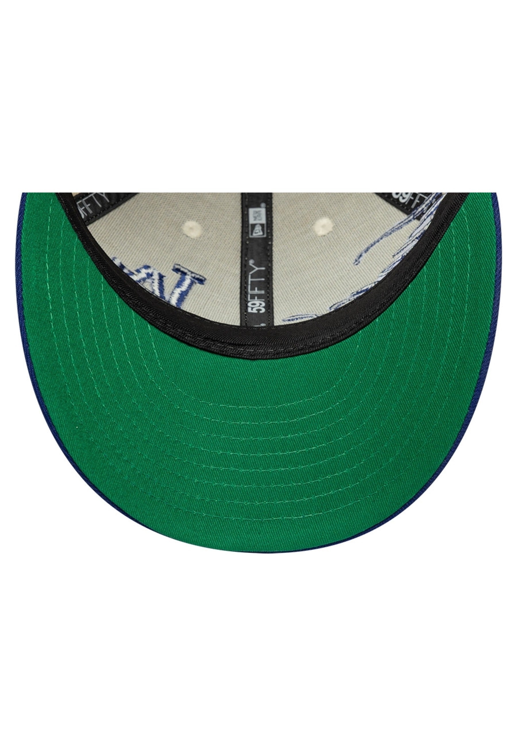 GORRA NEW ERA CRUDA DODGERS MLB SIDE SCRIPT LP59FIFTY LOSDOD