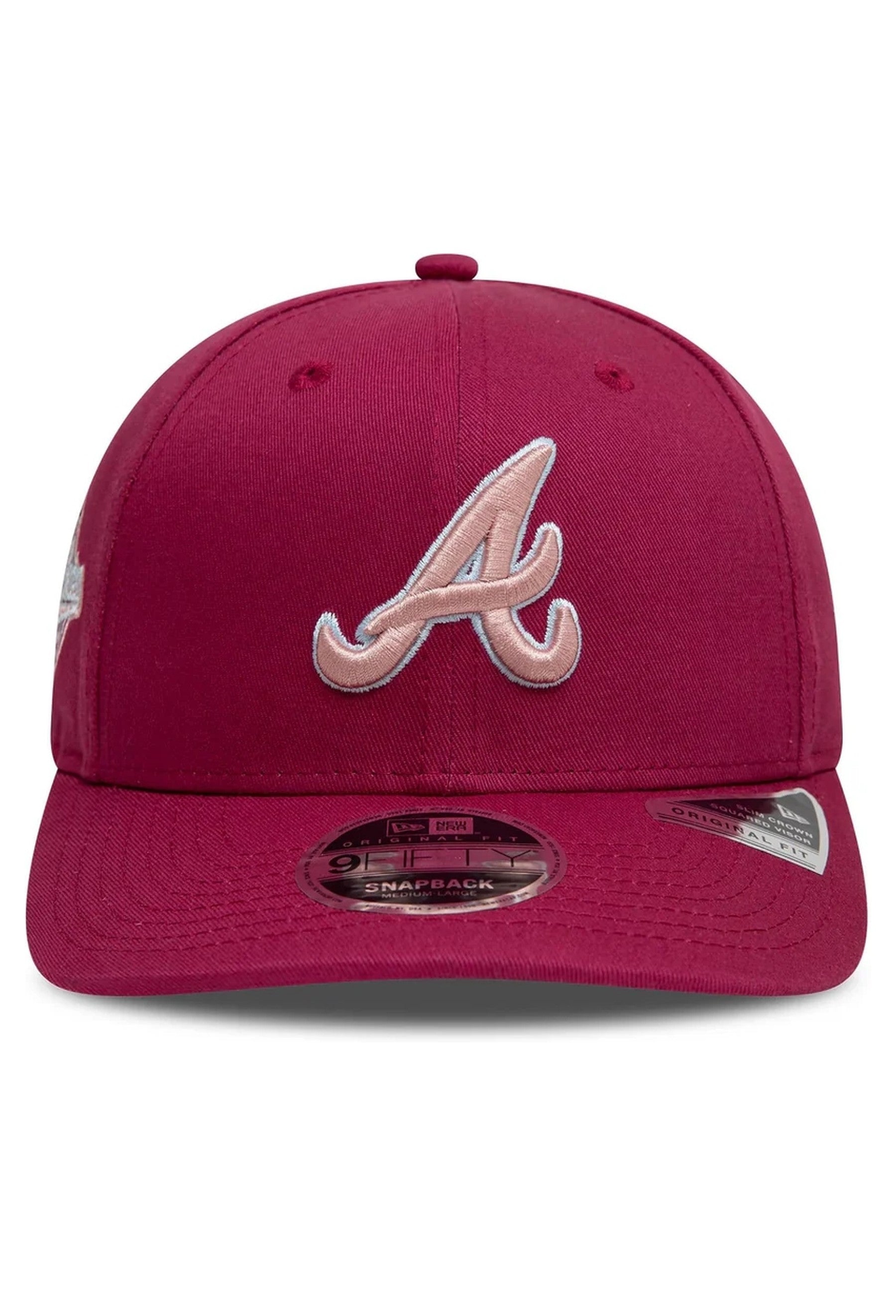 GORRA NEW ERA GRANATE ATHLANTA WS 9FIFTY OF PC ATLBRACO