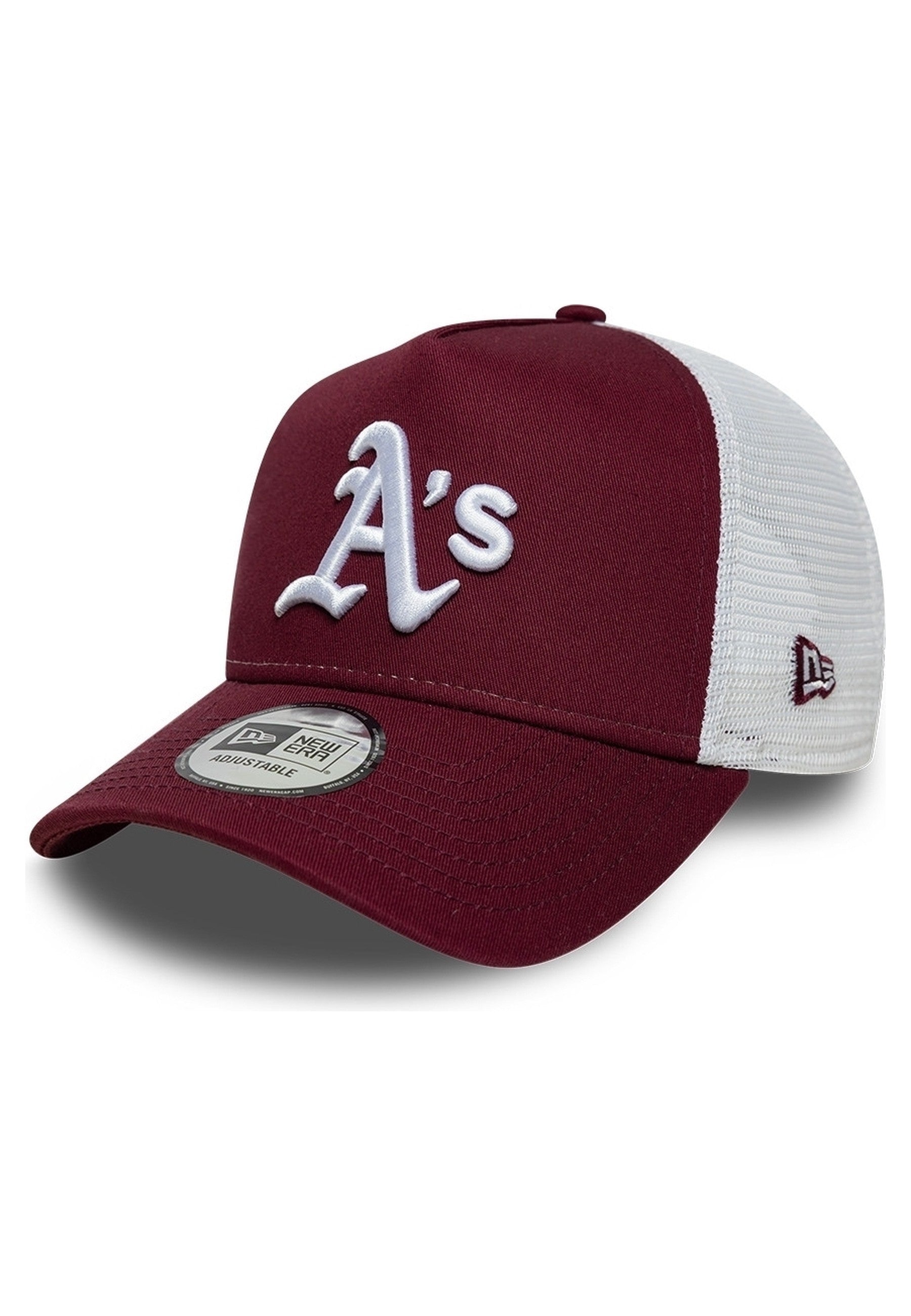 GORRA NEW ERA GRANATE ATHLETICS LEAGUE ESSENTIAL OAKATH TRUCKER CAP