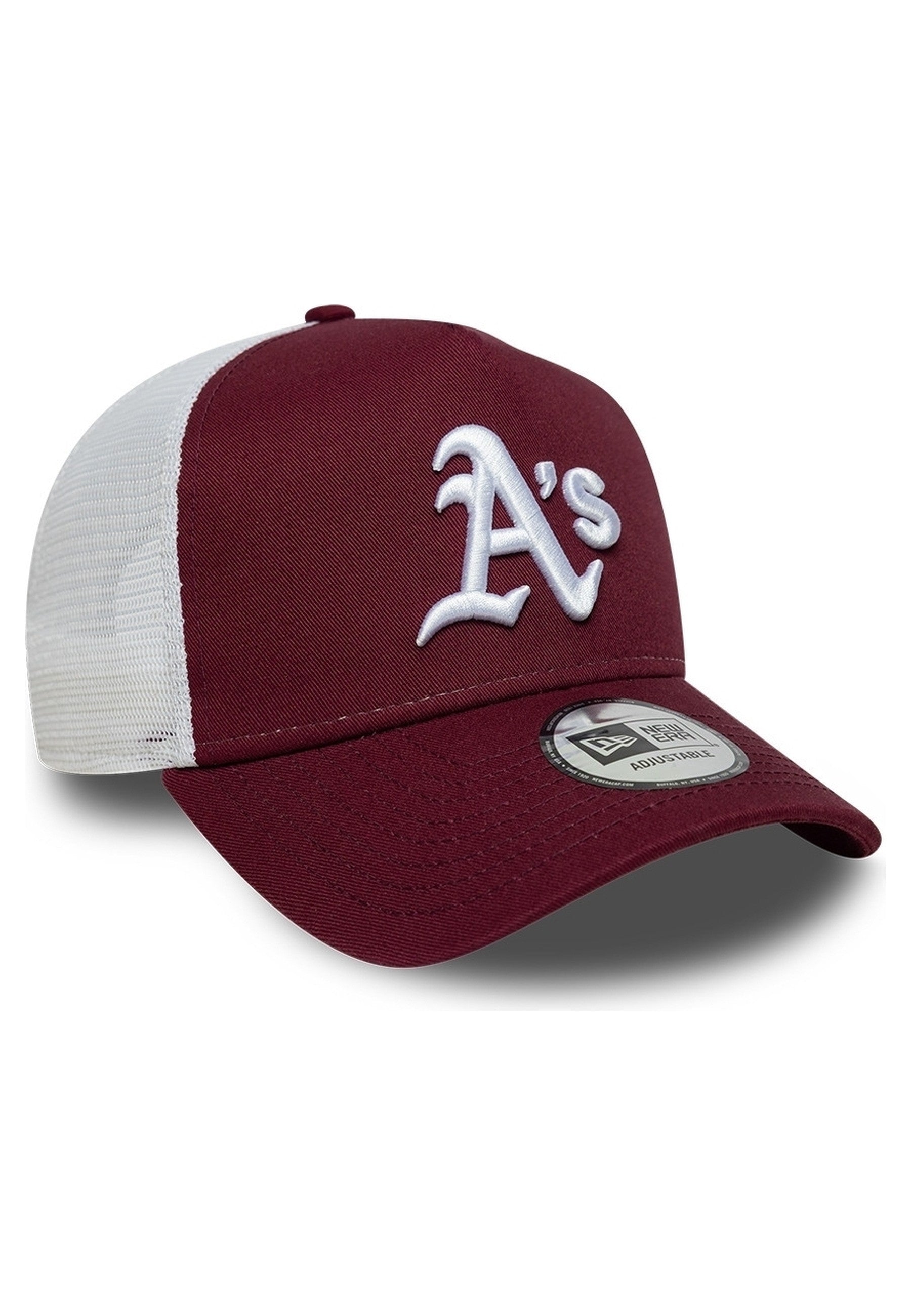 GORRA NEW ERA GRANATE ATHLETICS LEAGUE ESSENTIAL OAKATH TRUCKER CAP