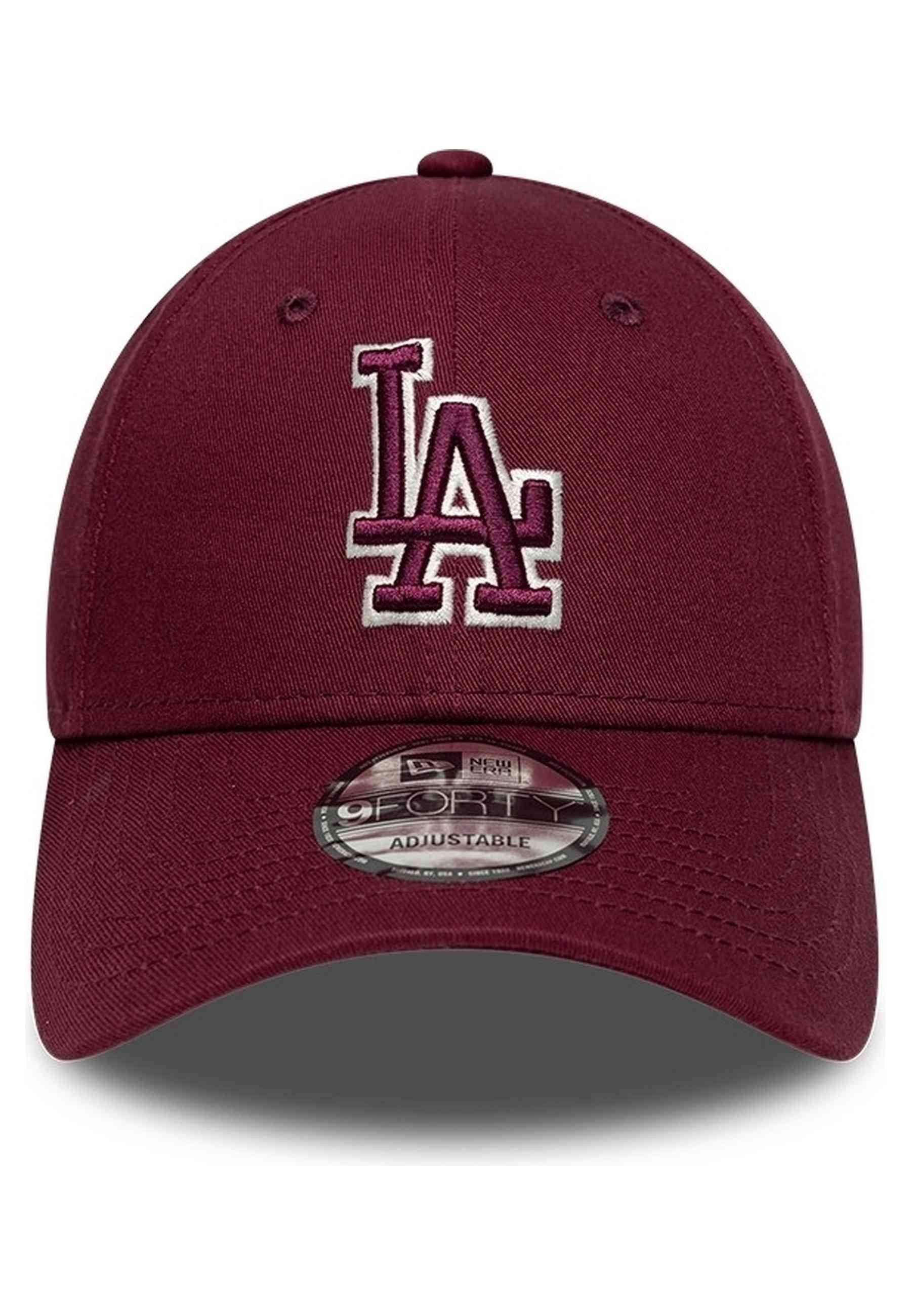 GORRA NEW ERA GRANATE DODGERS TEAM OUTLINE 9FORTY LOSDOD