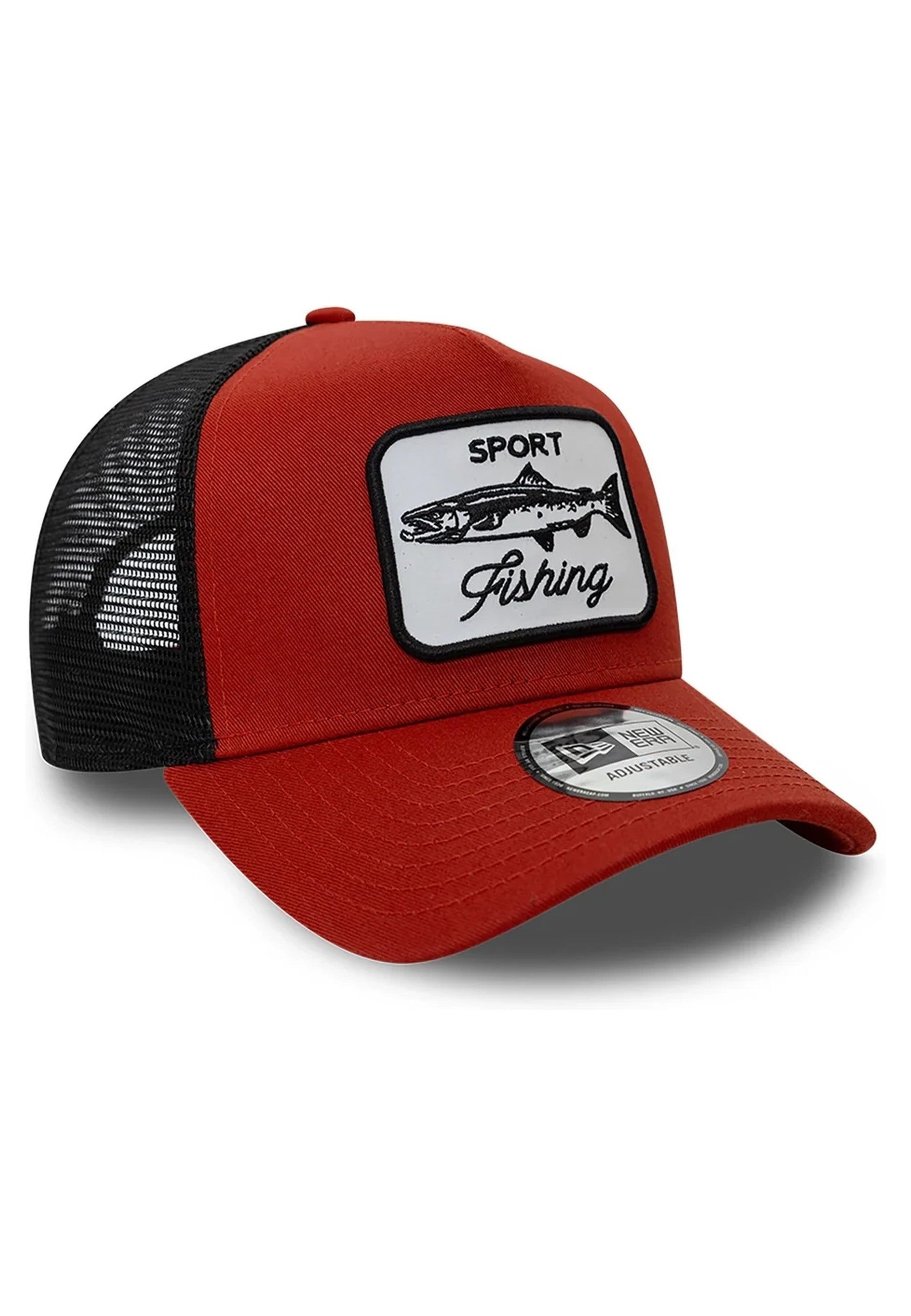 GORRA NEW ERA GRANATE FISHING PATCHNE TRUCKER CAP