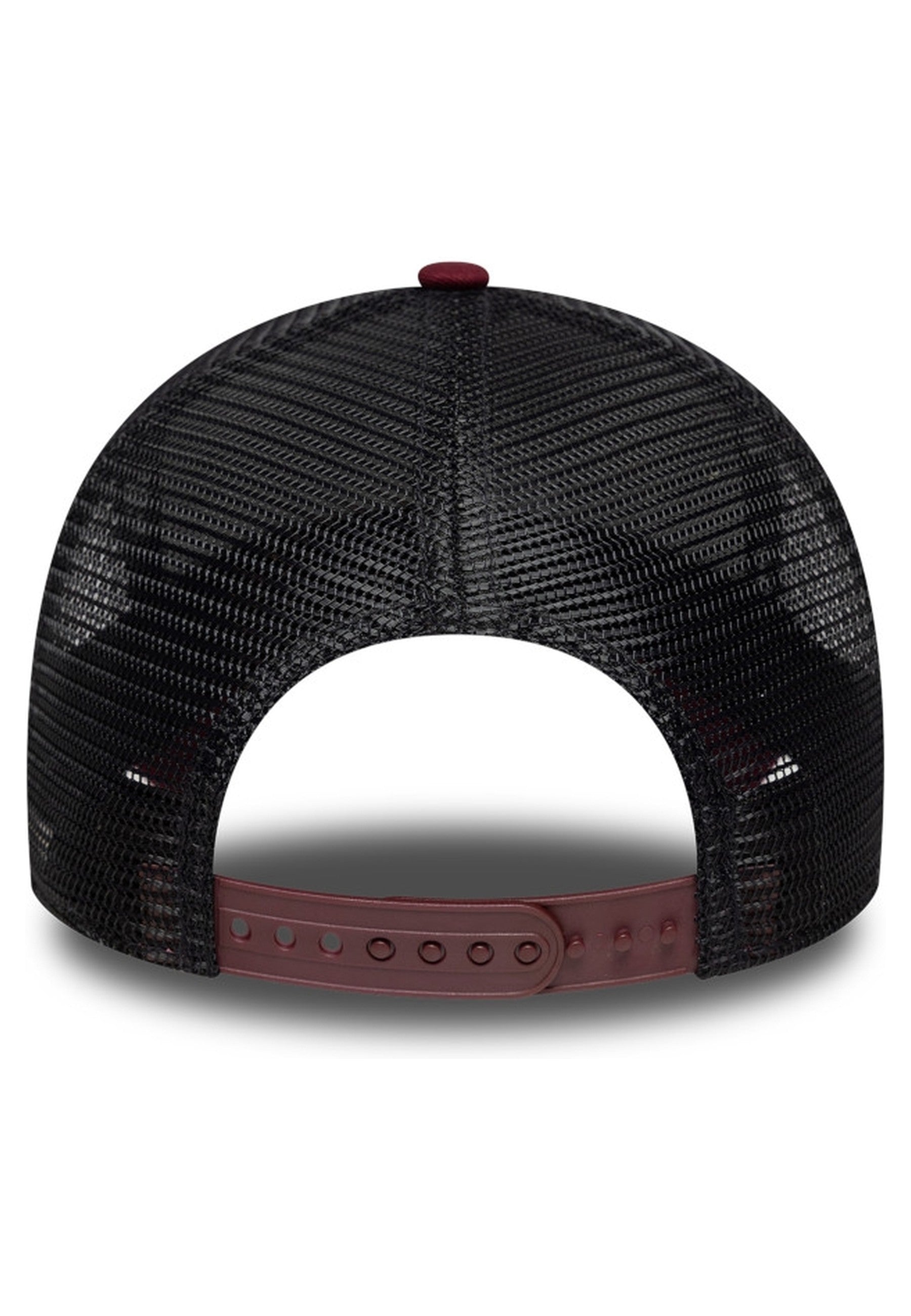 GORRA NEW ERA GRANATE SQUARE PATCH TRUCKER CAP