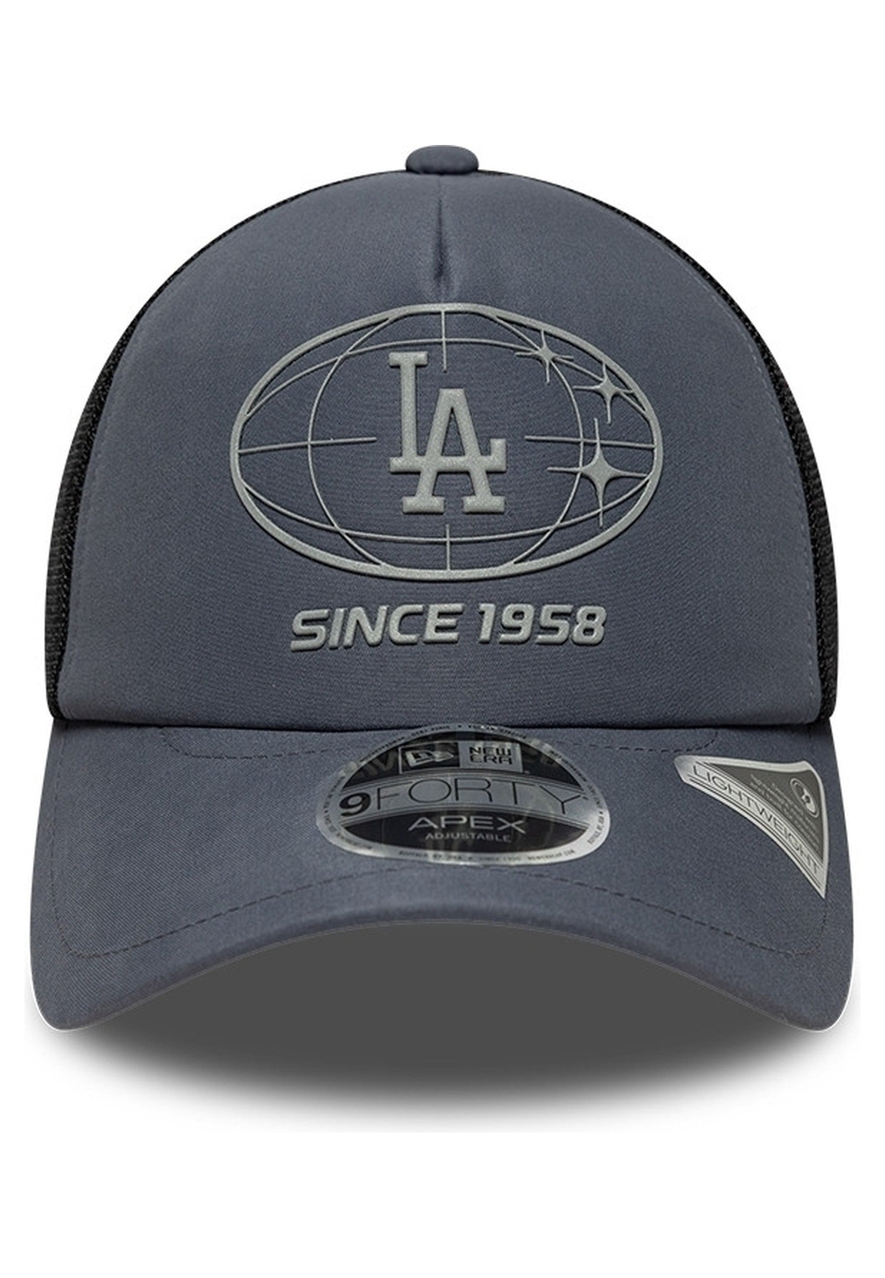 GORRA NEW ERA GRIS DODGERS MLB GRAPHIC 9FORTY APEX LOSDOD