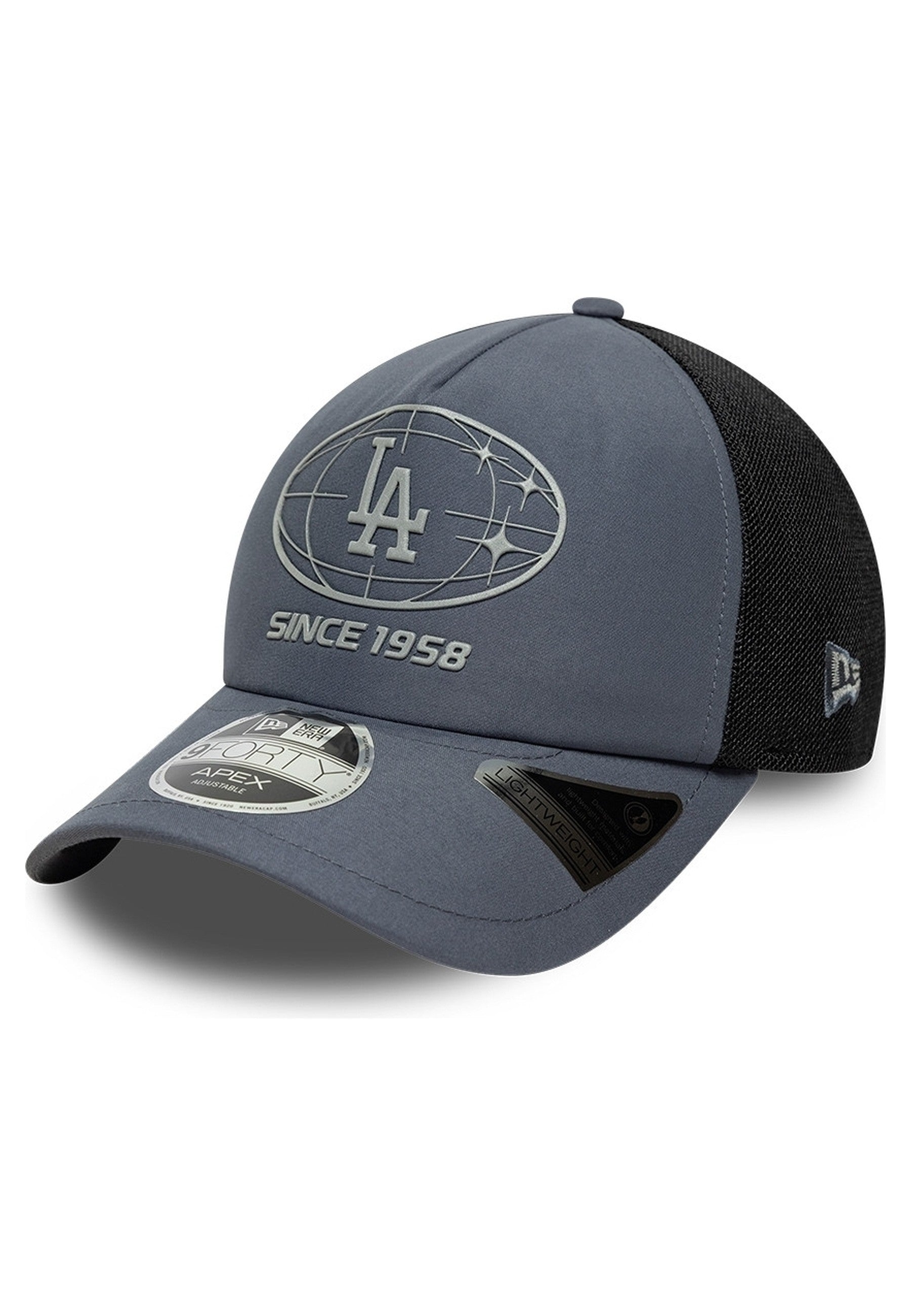 GORRA NEW ERA GRIS DODGERS MLB GRAPHIC 9FORTY APEX LOSDOD