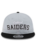 GORRA NEW ERA 9FIFTY LAS VEGAS RAIDERS NFL HISTORIC GRIS