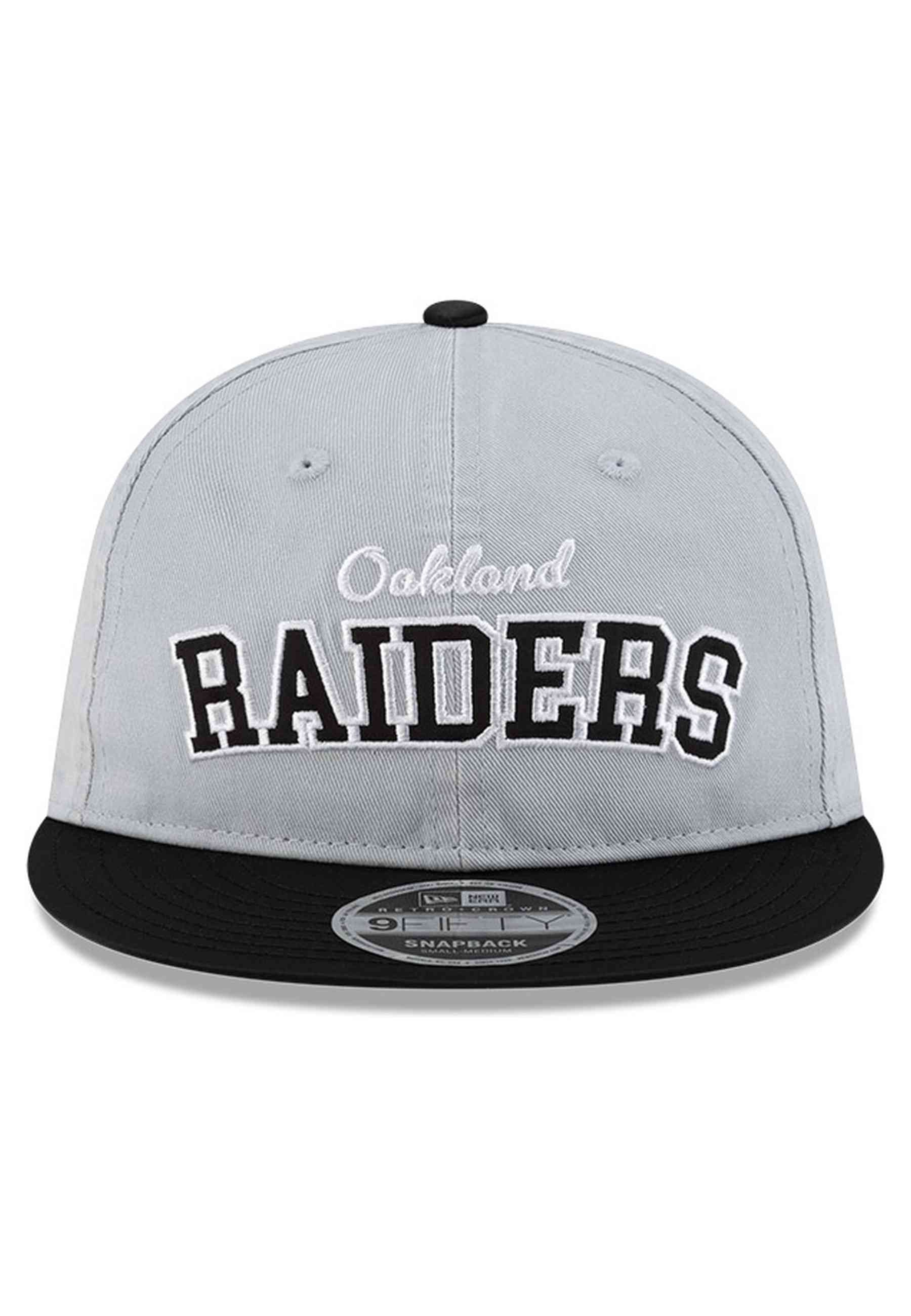 GORRA NEW ERA GRIS LAS VEGAS RAIDERS NFL HISTORIC 9FIFTY RC LASRAI