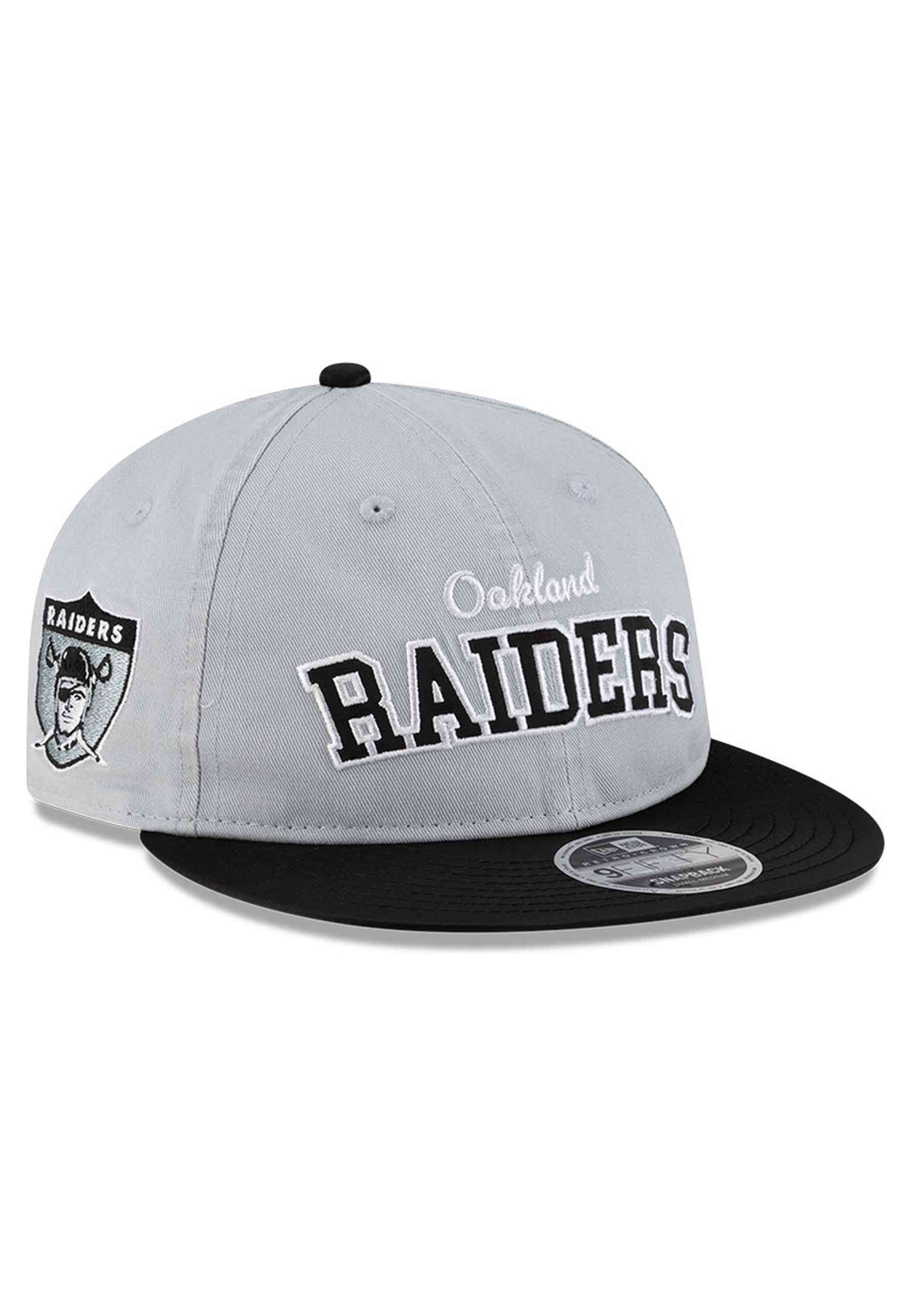 GORRA NEW ERA GRIS LAS VEGAS RAIDERS NFL HISTORIC 9FIFTY RC LASRAI