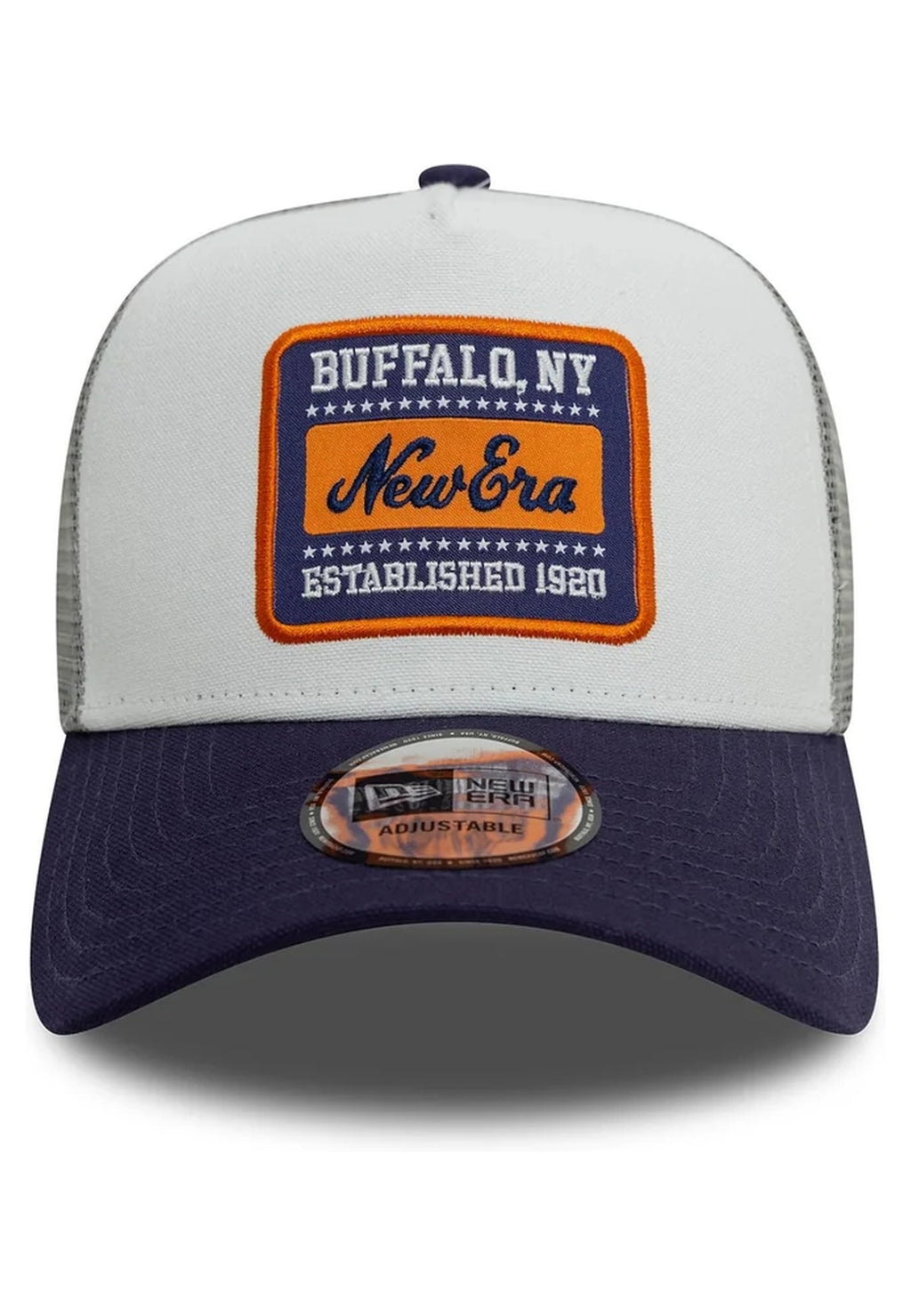 GORRA NEW ERA GRIS NE PATCH COT CANV TRUCKER NEWERA