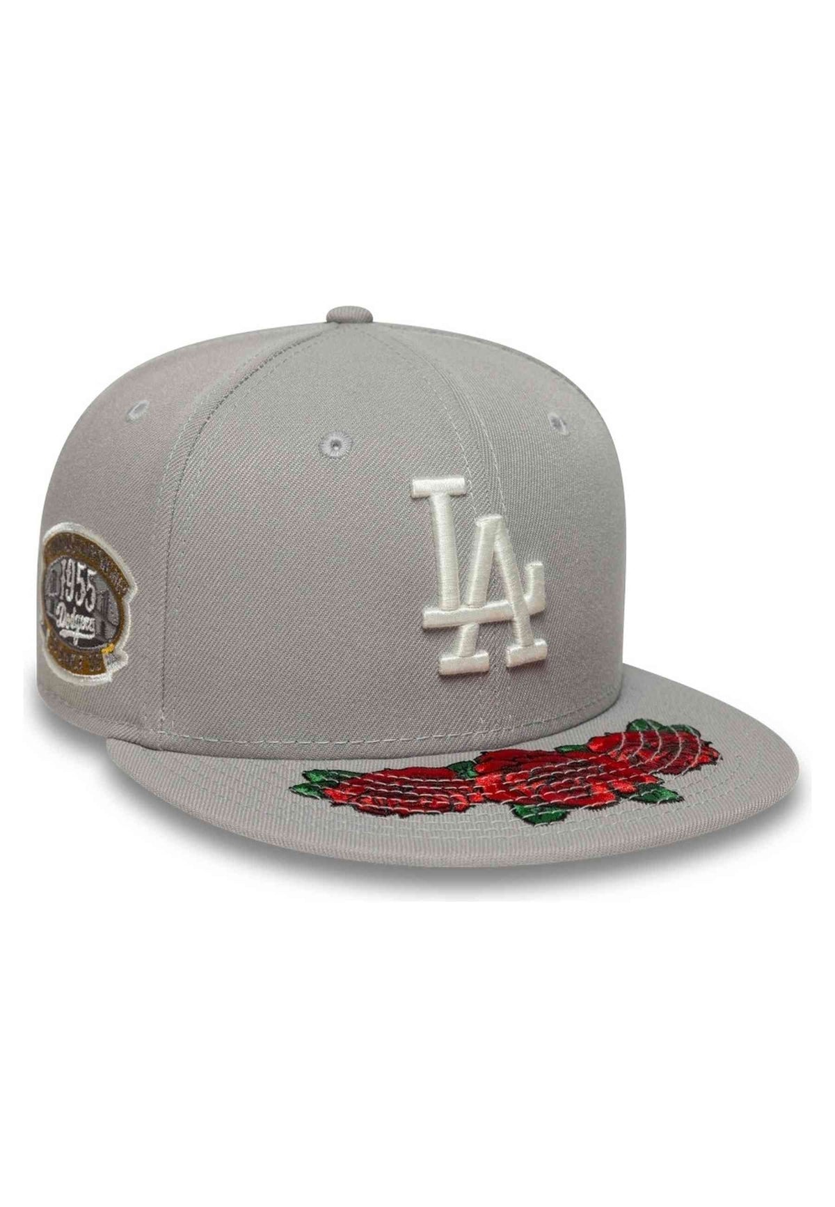 gorra New Era 59FIFTY Los Angeles Dodgers Cooperstown Floral gris - vista 4
