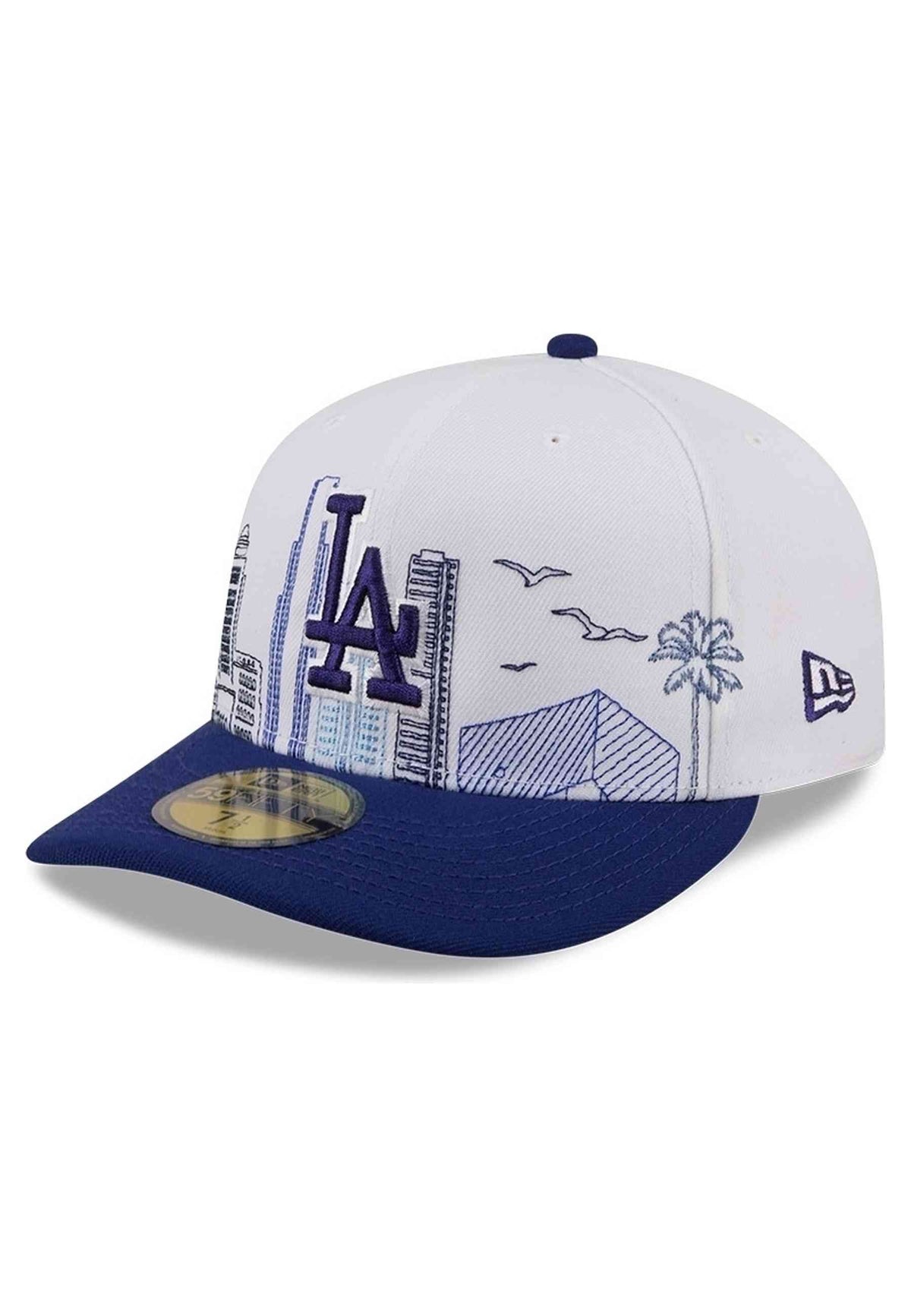 GORRA NEW ERA LOS ANGELES DODGERS 59FIFTY LOCATION GRAPHICS BLANCA
