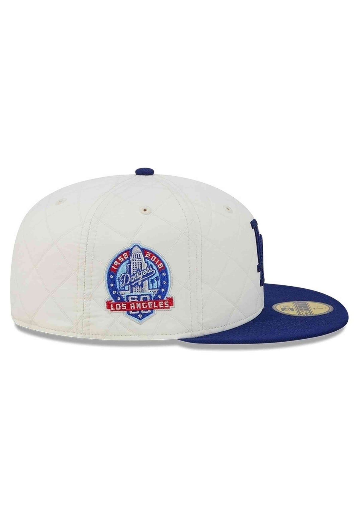 GORRA NEW ERA LOS ANGELES DODGERS 59FIFTY QUILTED NYLON SIDE PATCH BLANCA