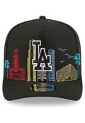 GORRA NEW ERA LOS ANGELES DODGERS 9FIFTY A FRAME LOCALIZED GRAPHICS NEGRA