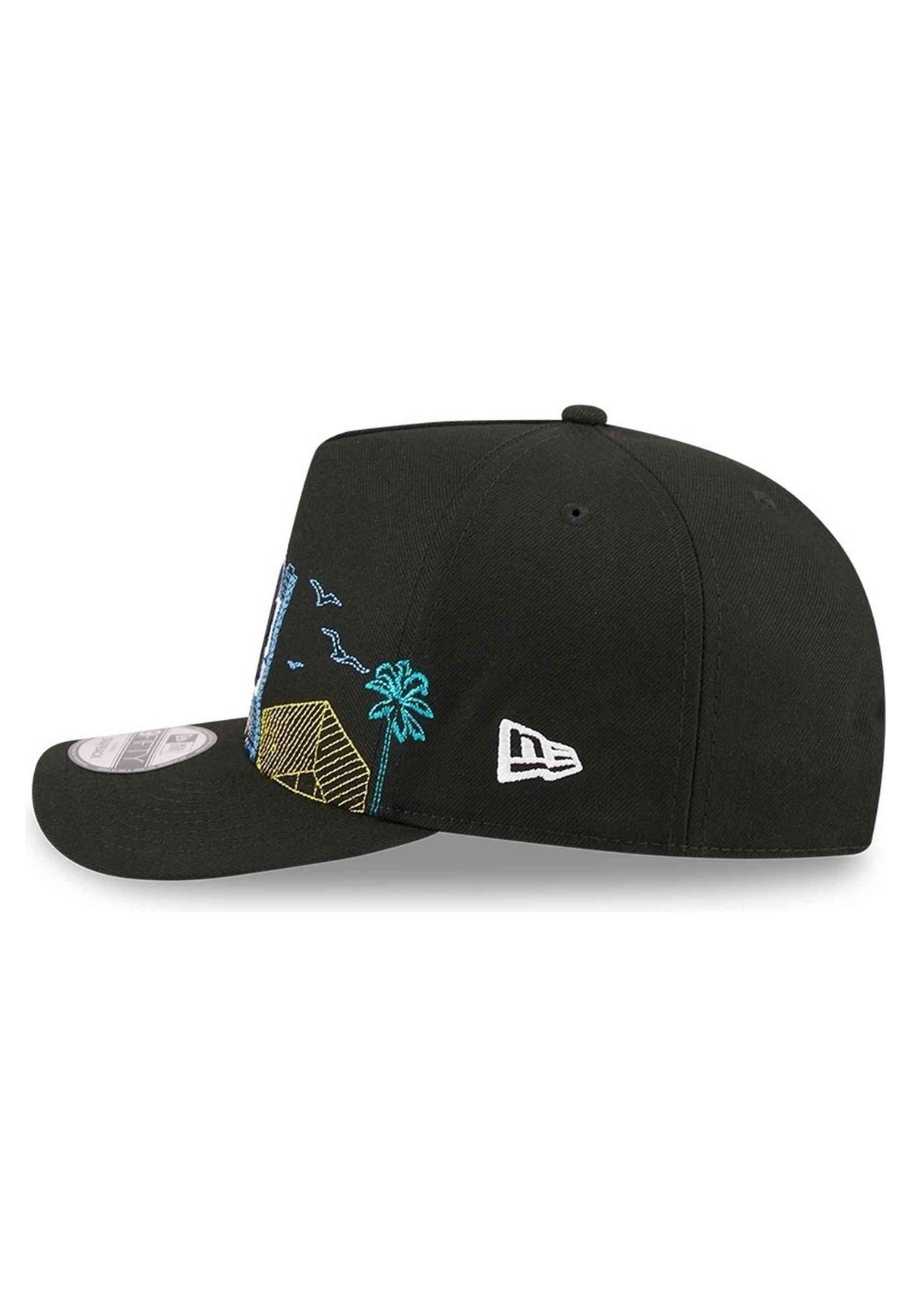 GORRA NEW ERA LOS ANGELES DODGERS 9FIFTY A FRAME LOCALIZED GRAPHICS NEGRA