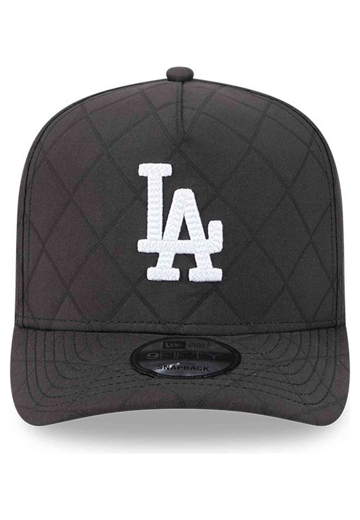 GORRA NEW ERA LOS ANGELES DODGERS 9FIFTY A FRAME QUILTED NYLON NEGRA