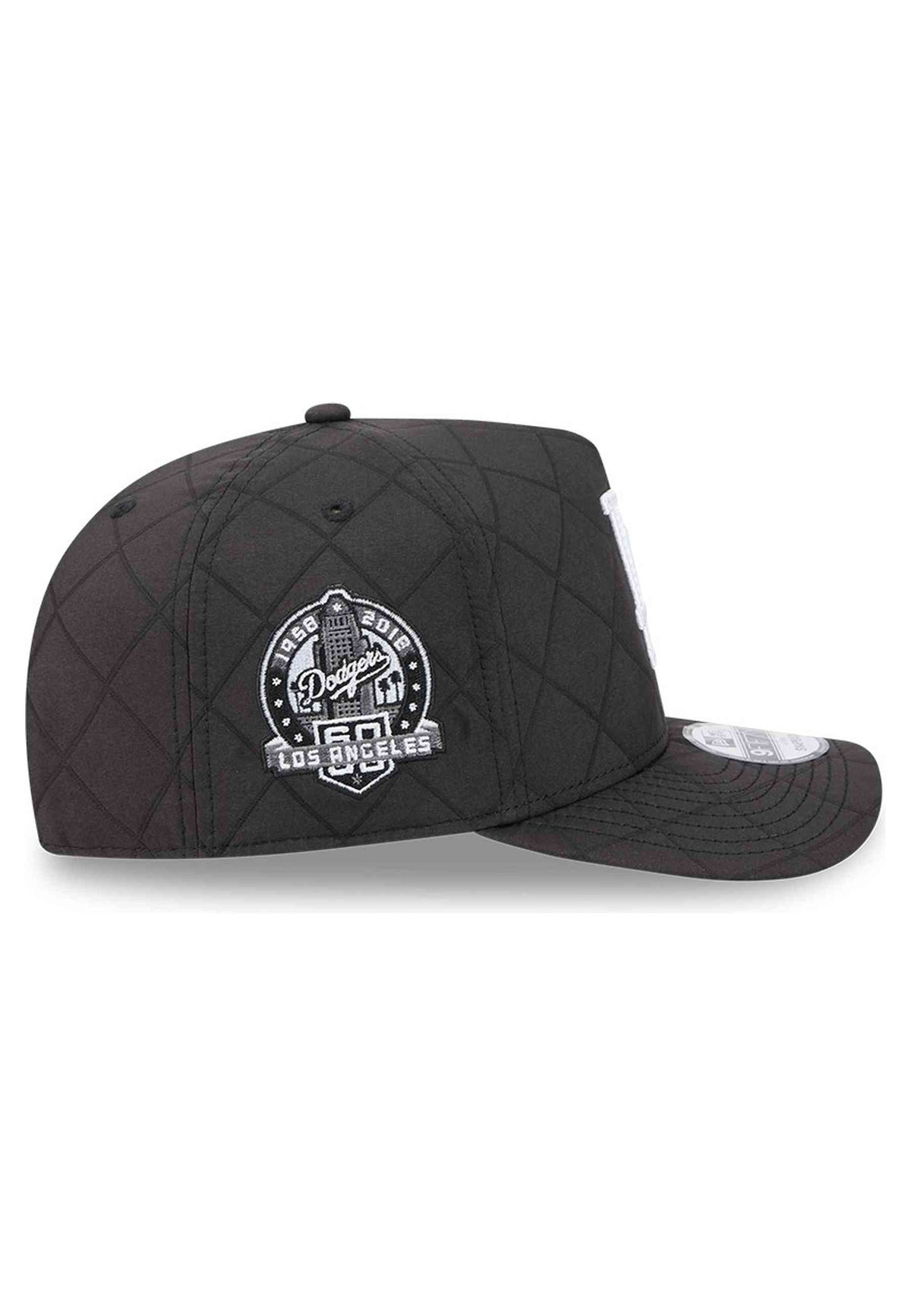 GORRA NEW ERA LOS ANGELES DODGERS 9FIFTY A FRAME QUILTED NYLON NEGRA