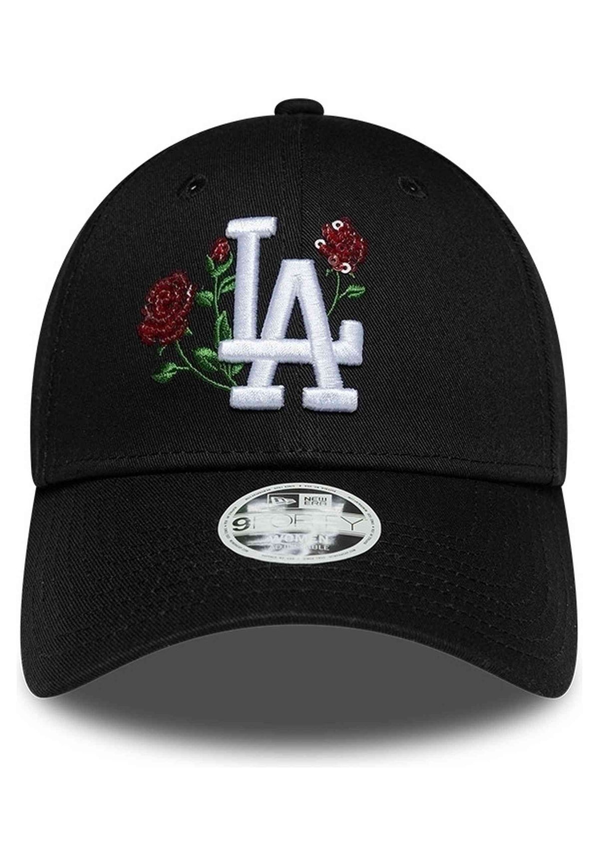 GORRA NEW ERA LOS ANGELES DODGERS 9FORTY WMNS ROSE SEQUIN NEGRA