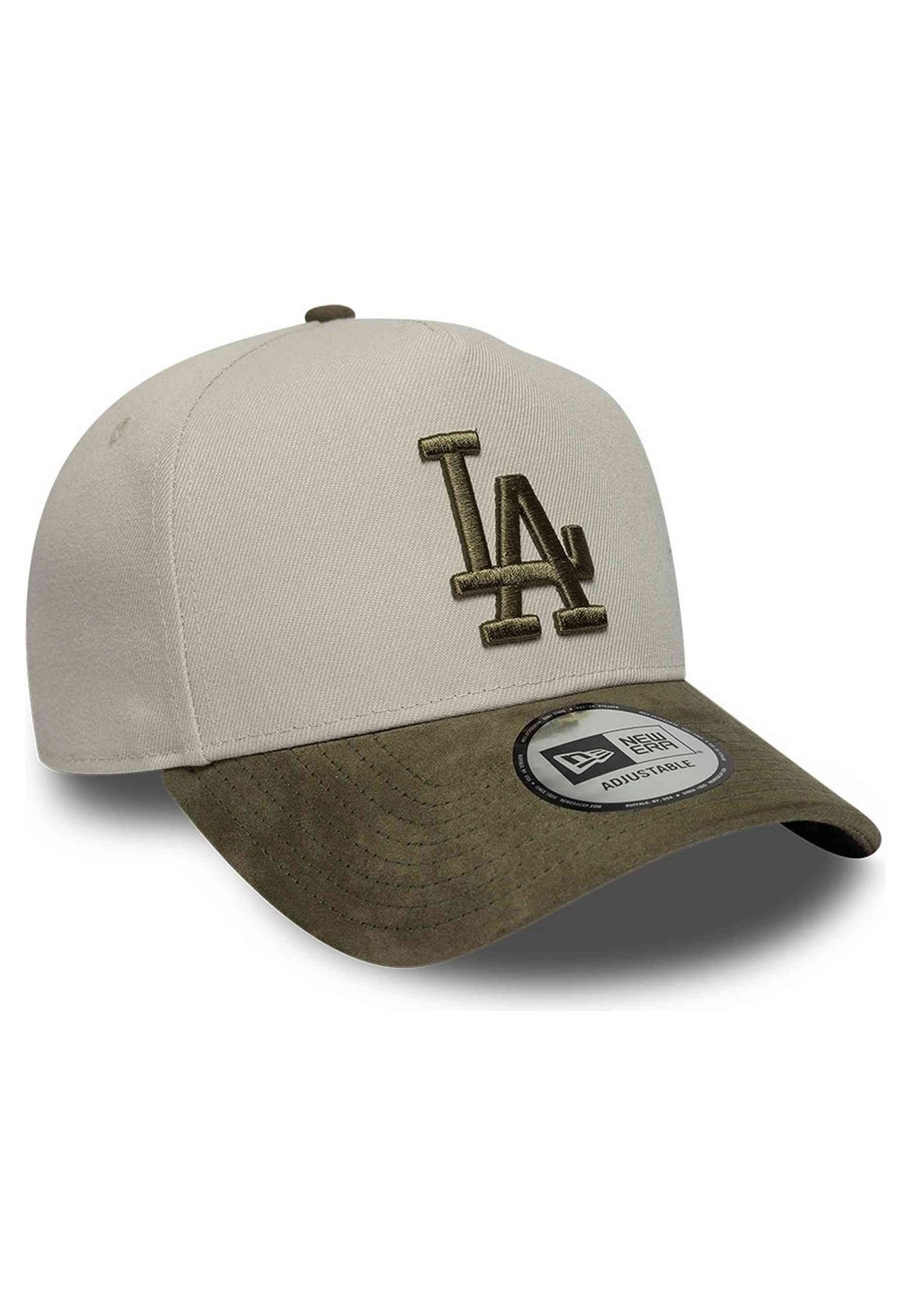 GORRA NEW ERA LOS ANGELES DODGERS E FRAME SUEDE VISOR BEIGE